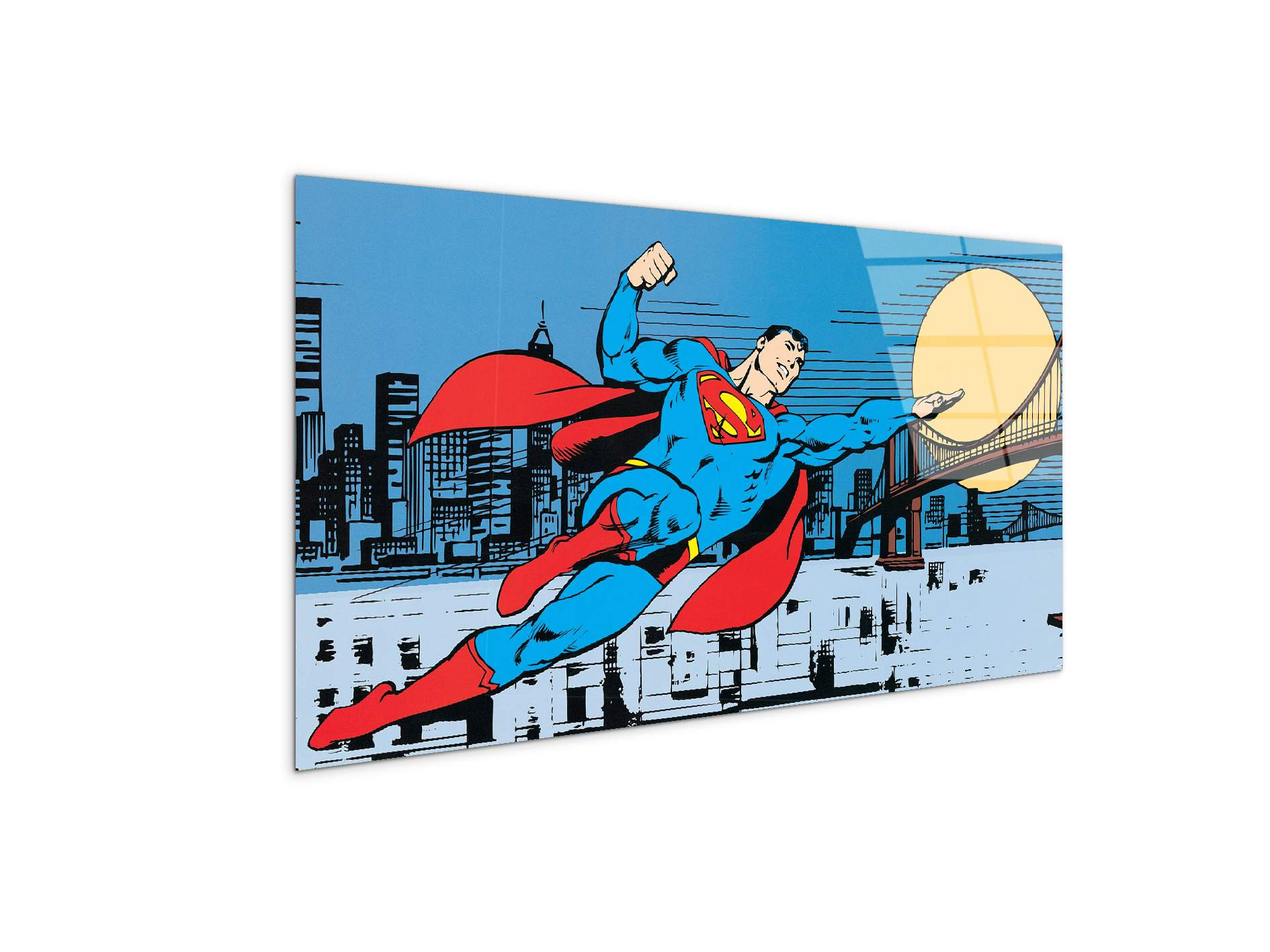 comics-superman-flyingec20268-#materiale_CrystalArt/dimensioni_100x50