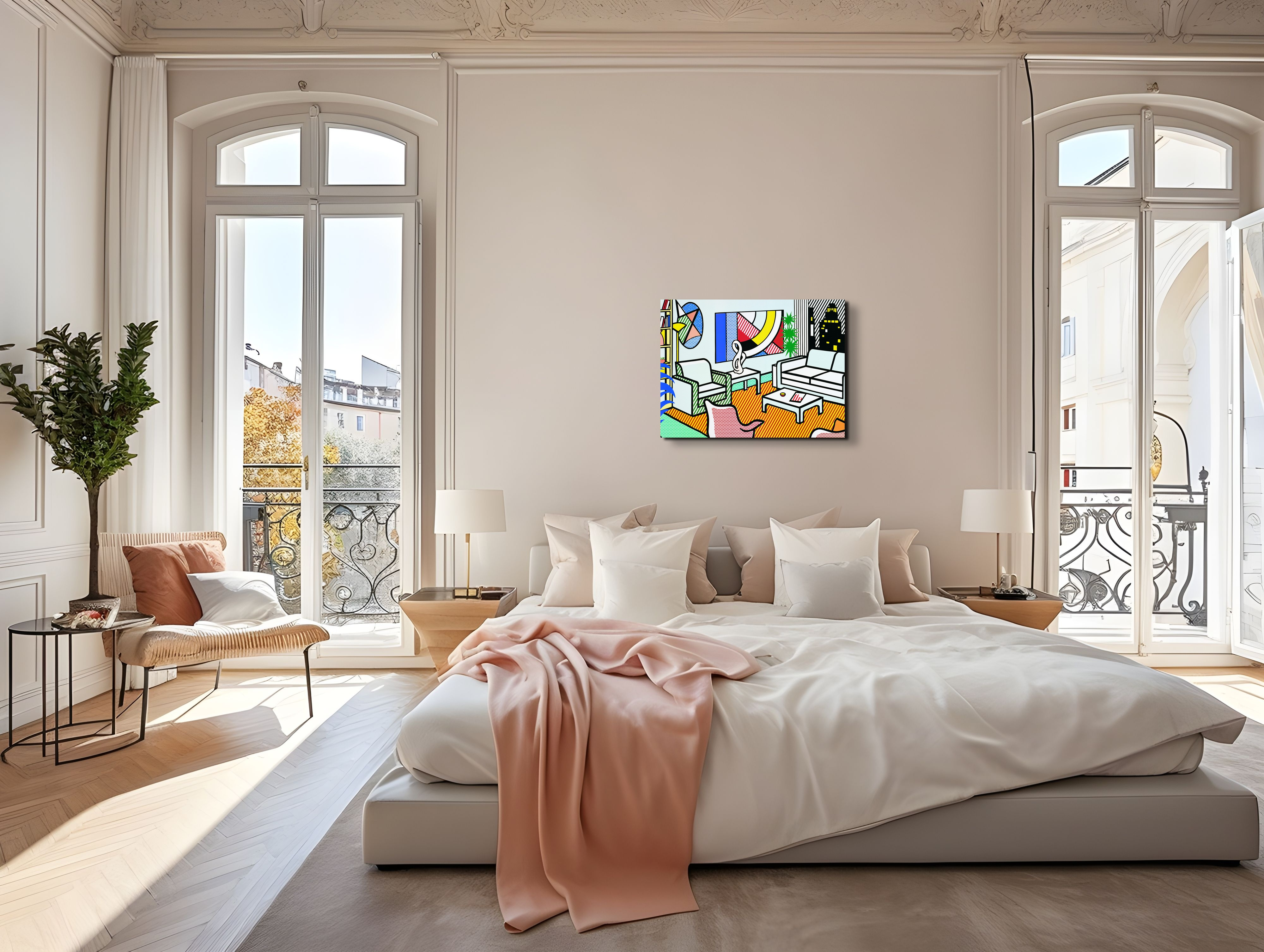 homage-to-roy-interior-with-skyline-collage-for-paintingec21686-