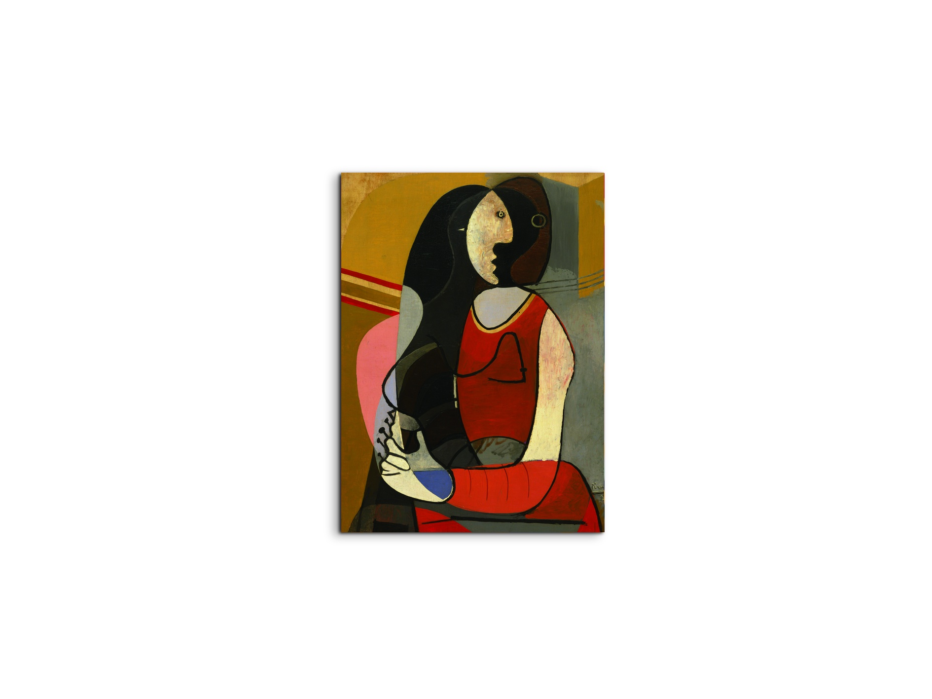 homage-to-pablo-seated-womanec21720-#materiale_MetalArt Materic/dimensioni_37,42x50