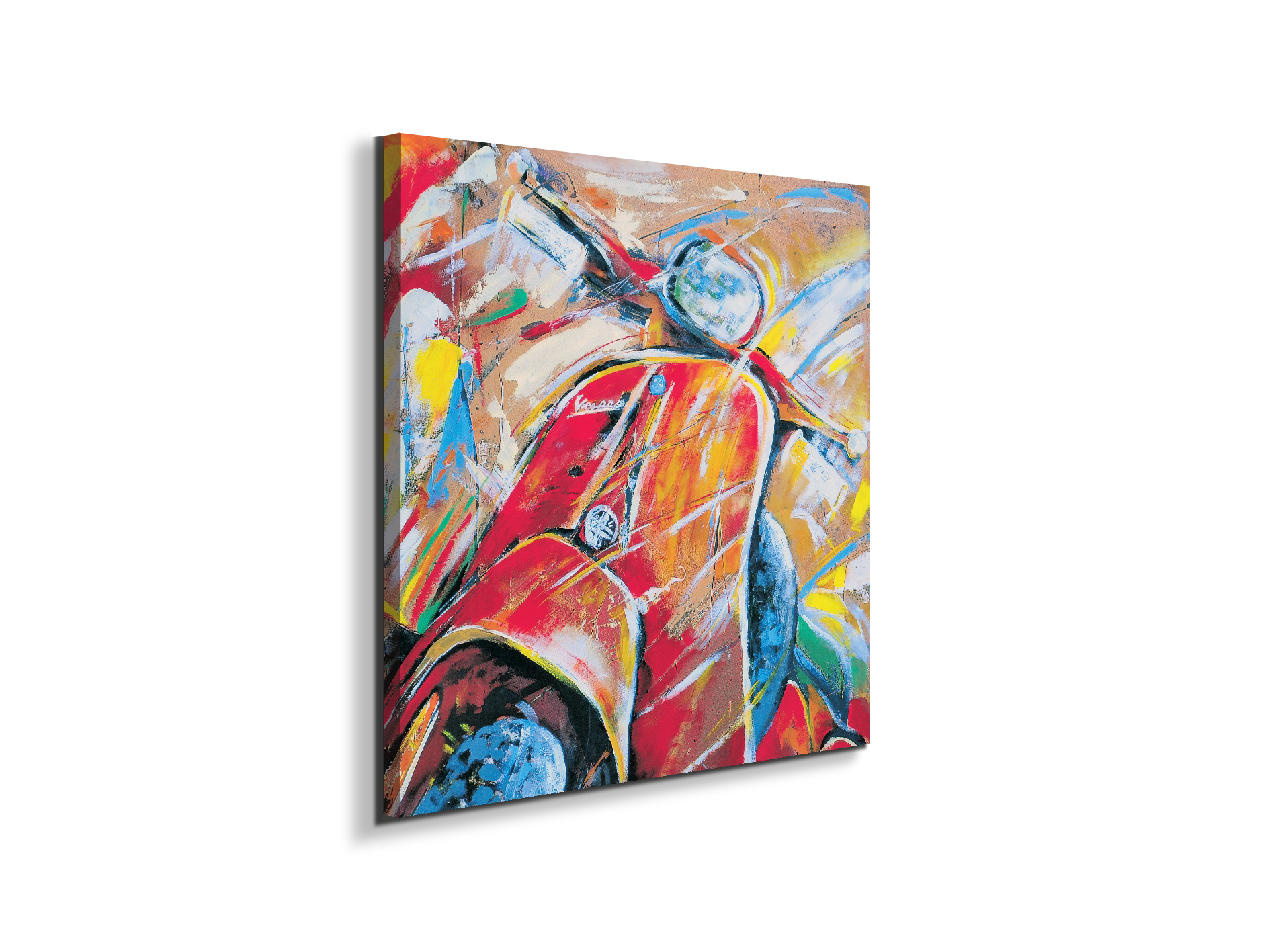 homage-to-vespa-red-designec22244-#materiale_EarthArt Materic/dimensioni_58x58