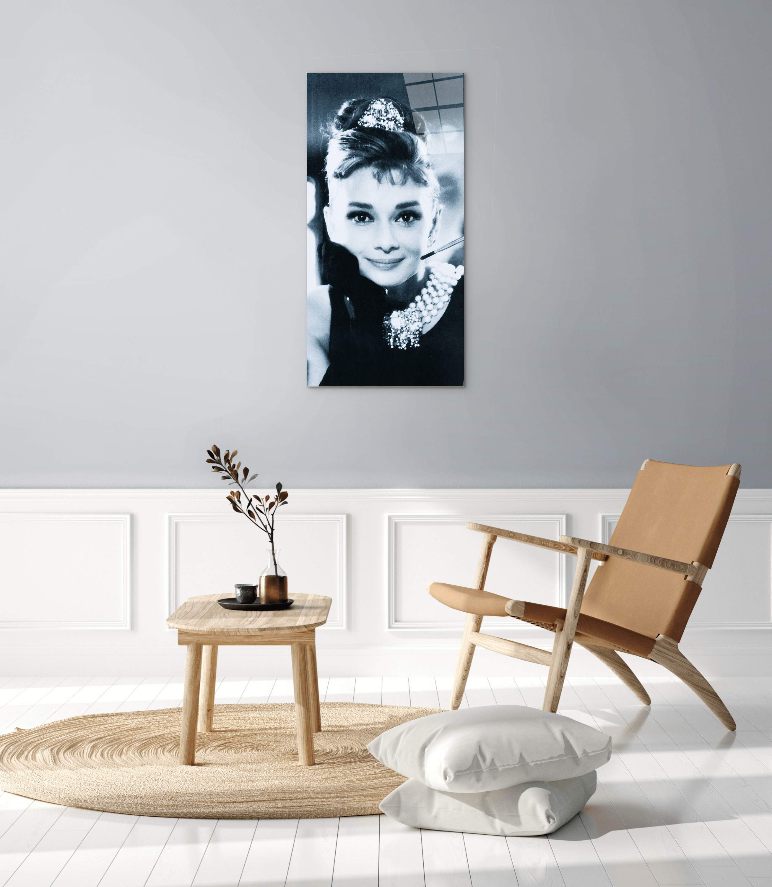 homage-to-audrey-colazione-da-tiffany-tranquilas10050-#materiale_CrystalArt/dimensioni_50x100