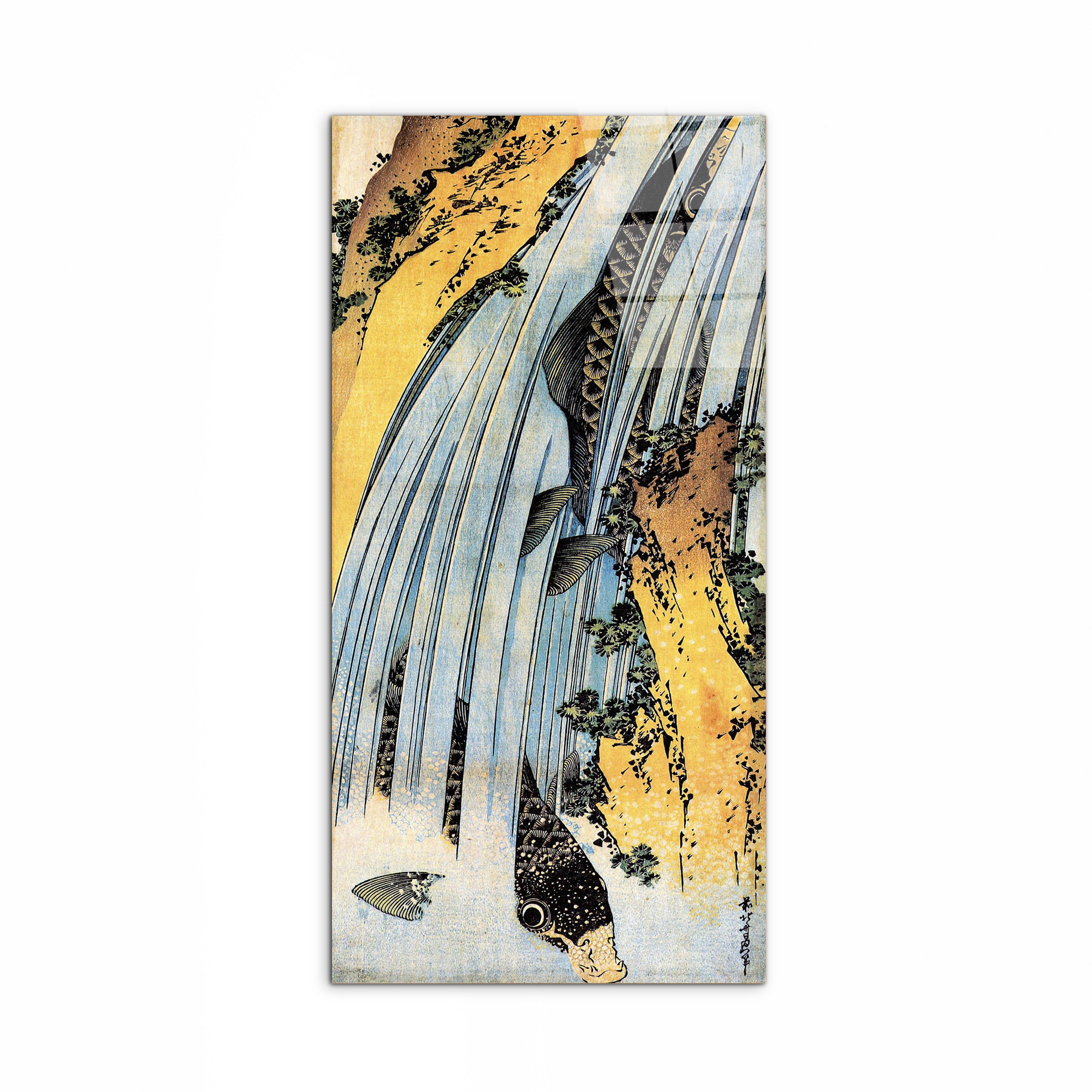 carps-ascending-waterfallas90031-#materiale_CrystalArt/dimensioni_50x100