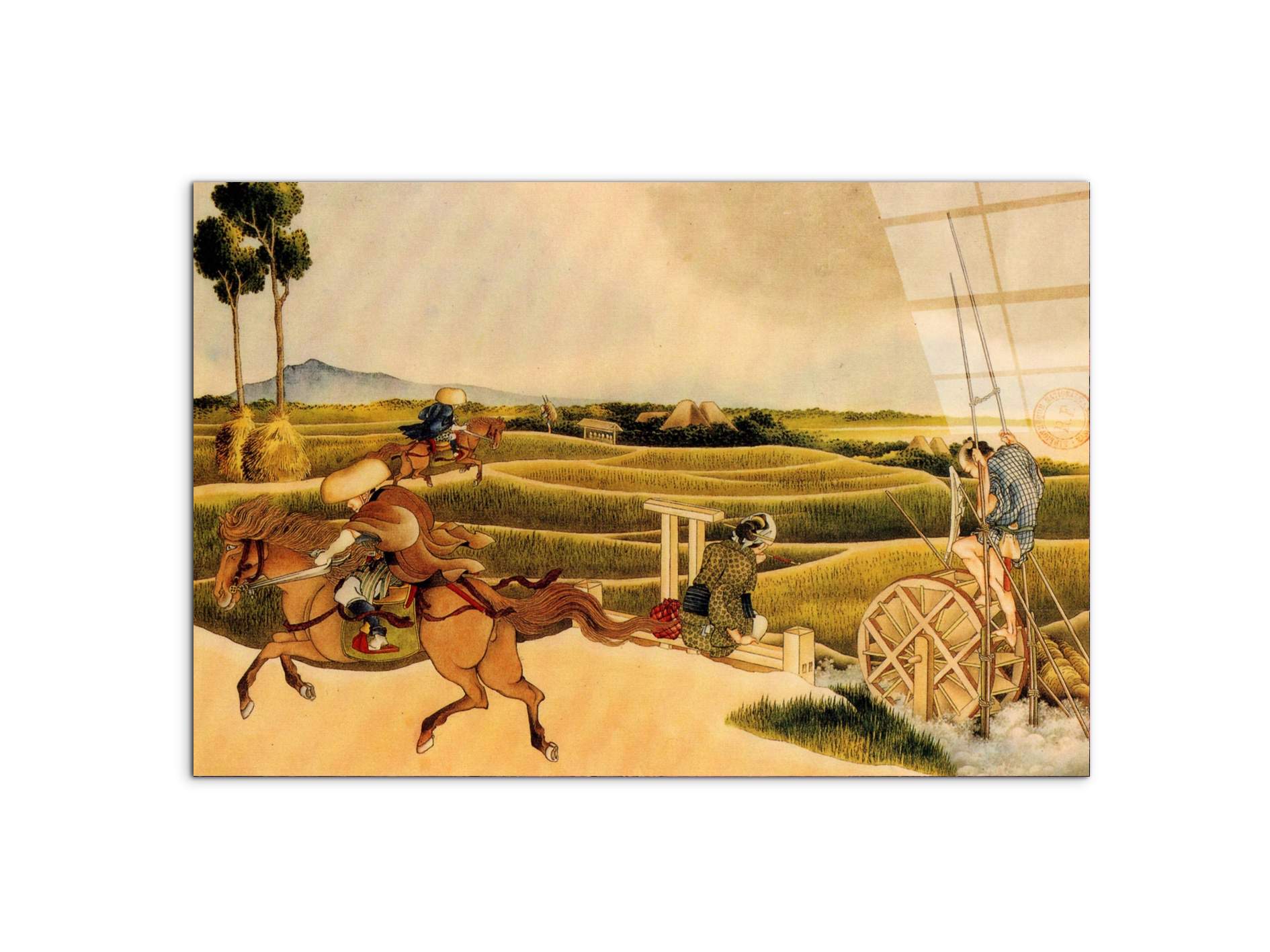 samurai-riding-on-horsesas90121-#materiale_CrystalArt/dimensioni_79,5x53