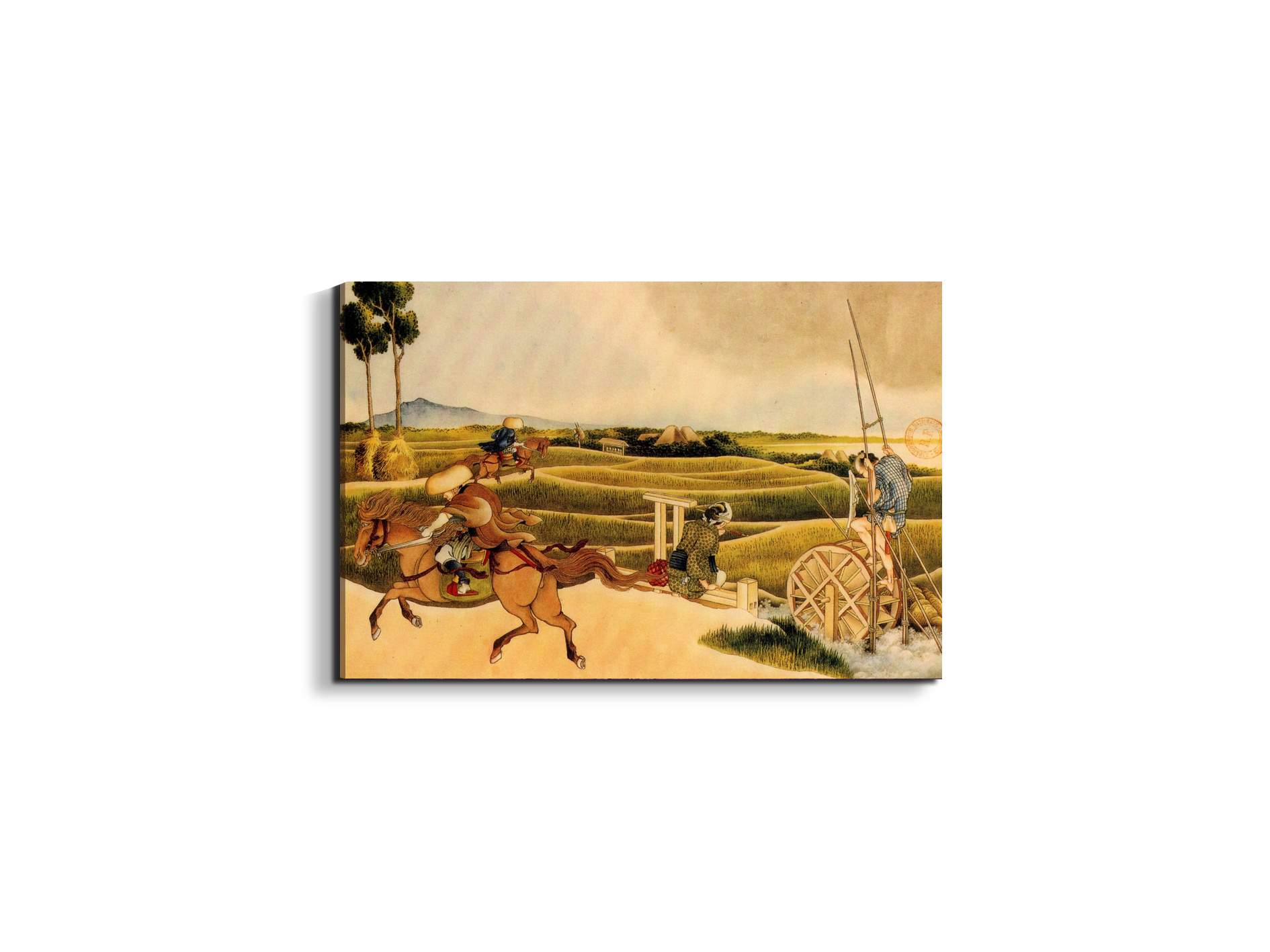 samurai-riding-on-horsesas90121-#materiale_EarthArt Materic/dimensioni_50x33,33