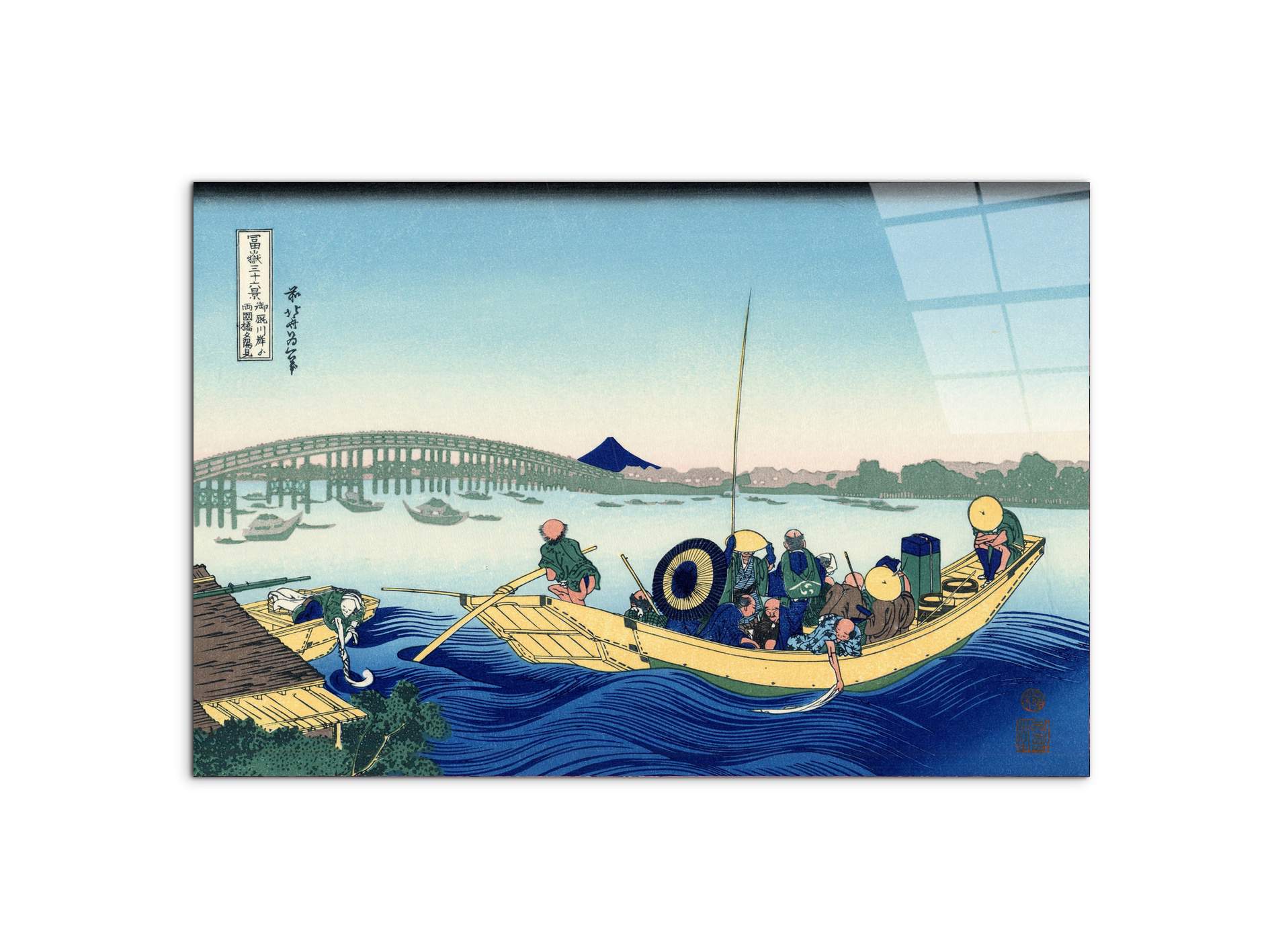 sunset-across-the-ryogoku-bridgeas90137-#materiale_CrystalArt/dimensioni_79,5x53