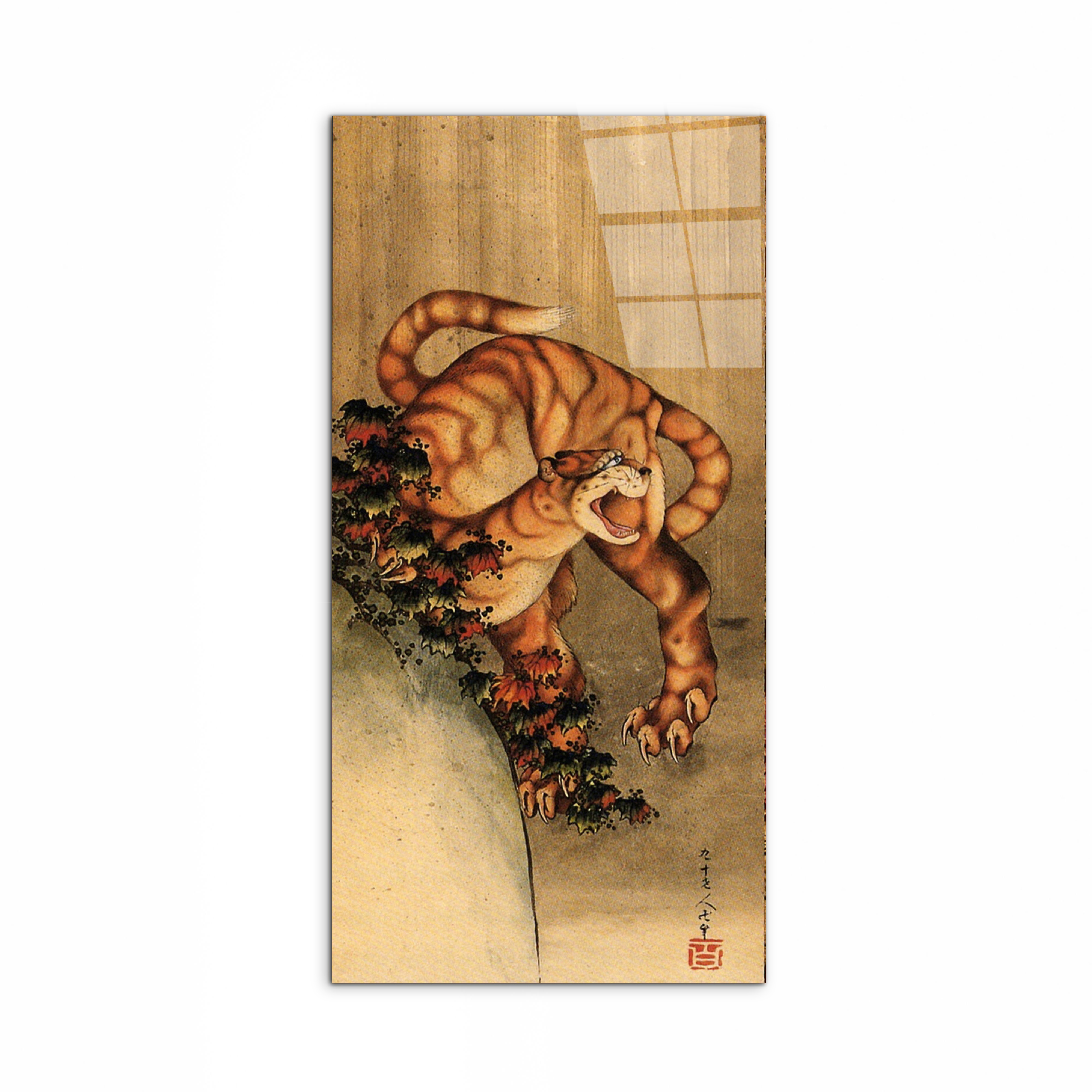 tiger-in-the-rainas90171-#materiale_CrystalArt/dimensioni_50x100