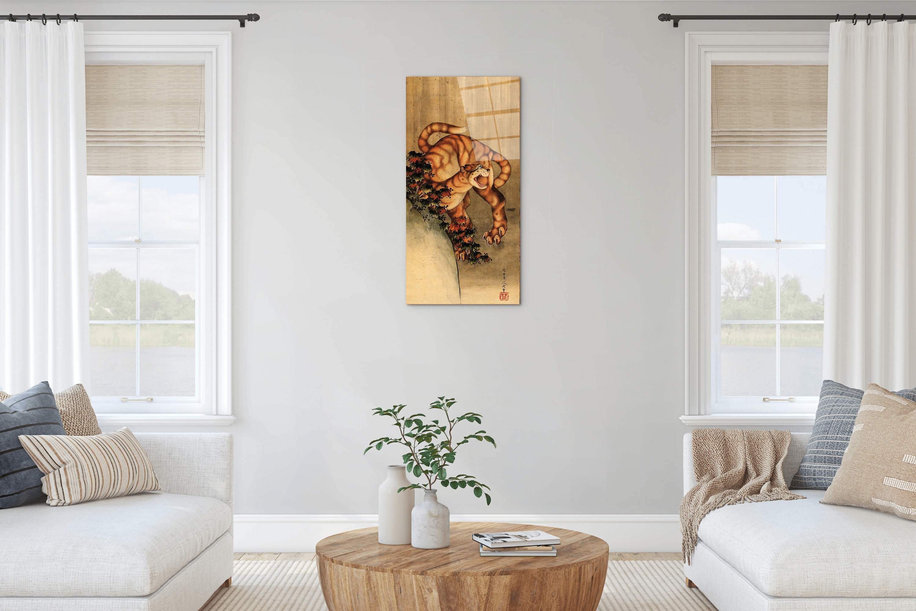 tiger-in-the-rainas90171-#materiale_CrystalArt/dimensioni_50x100