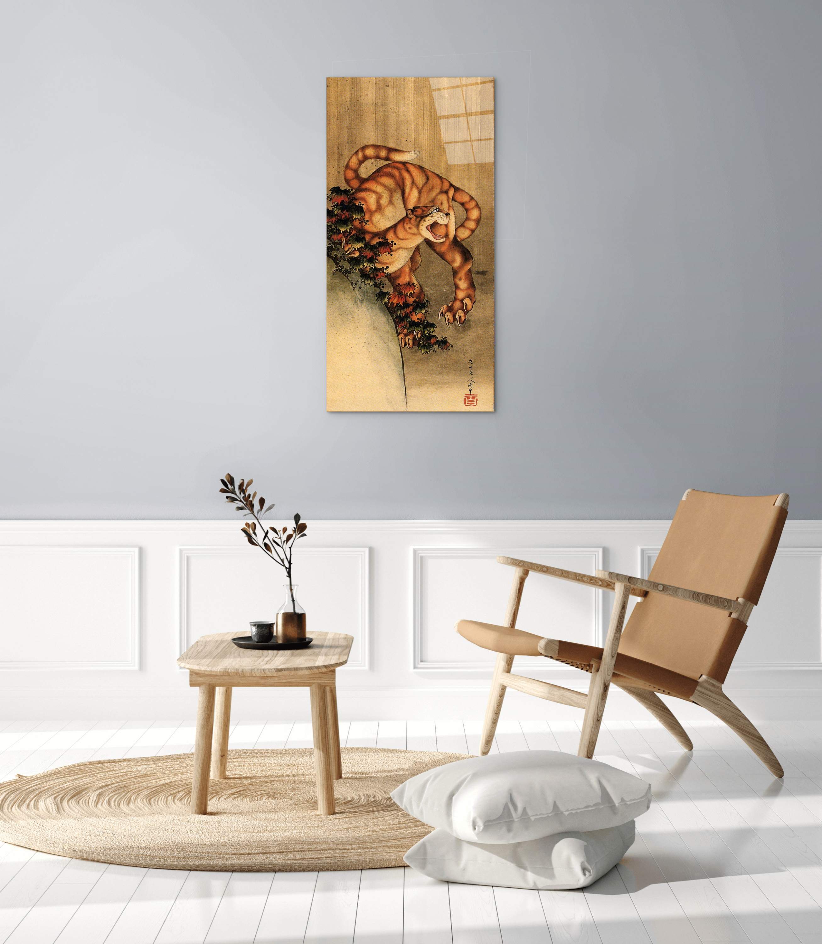 tiger-in-the-rainas90171-#materiale_CrystalArt/dimensioni_50x100