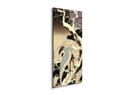 two-cranes-on-a-pine-covered-with-snowas90183-