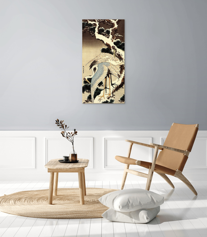 two-cranes-on-a-pine-covered-with-snowas90183-