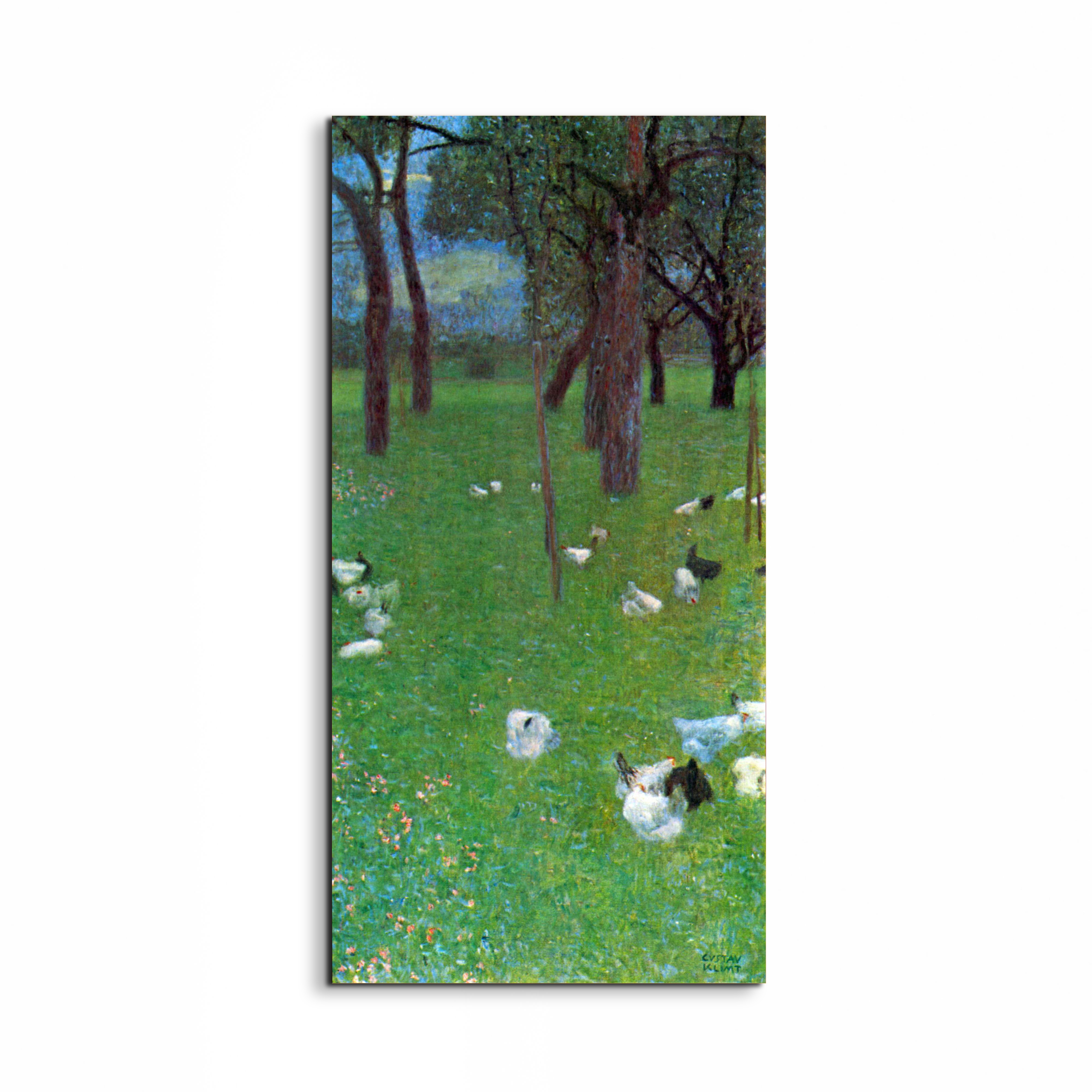 after-the-rain-garden-with-chickens-in-st-agathaas90221-#materiale_EarthArt/dimensioni_50x100
