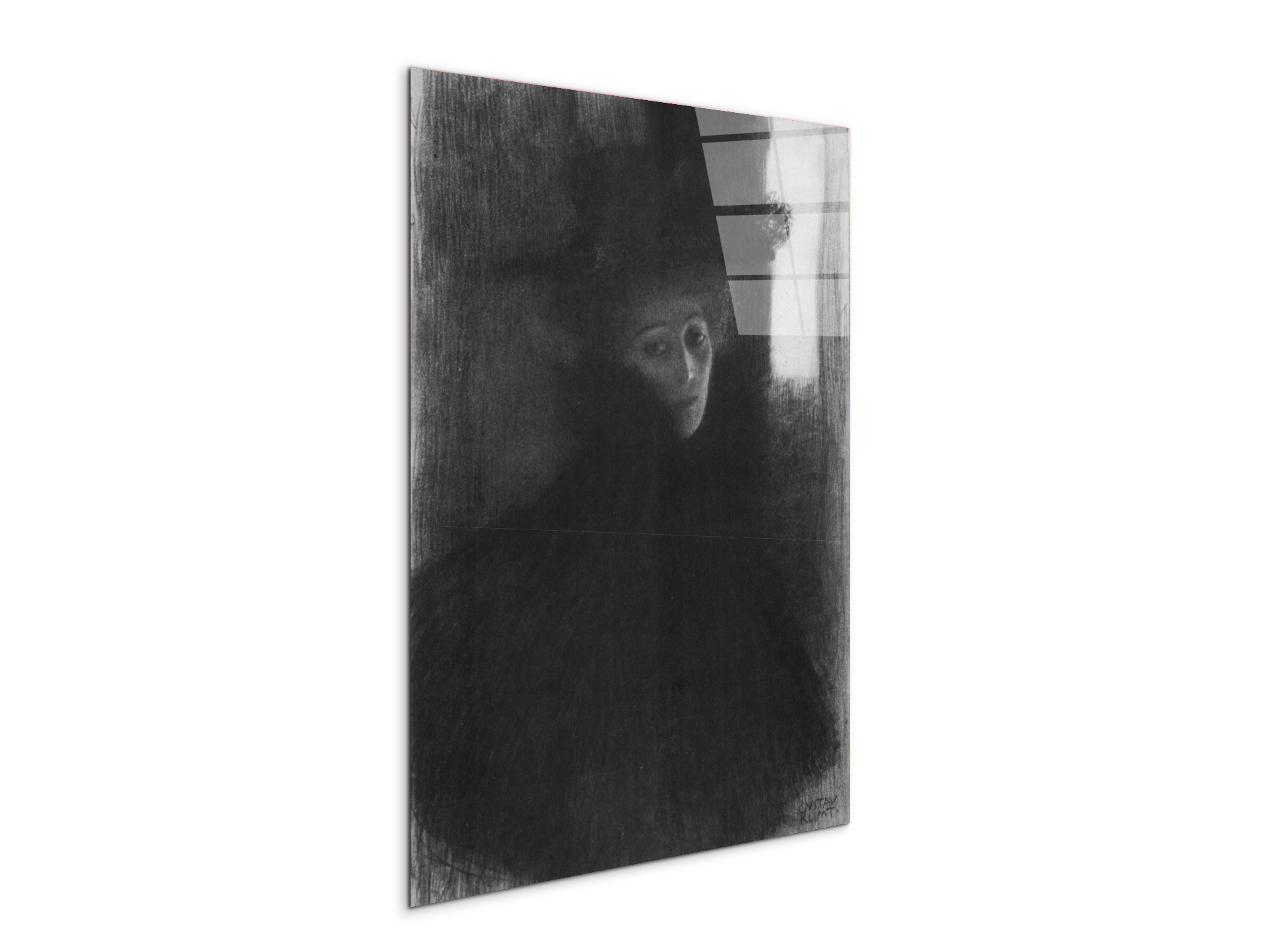 lady-in-hat-and-capeas90375-#materiale_CrystalArt/dimensioni_57x76
