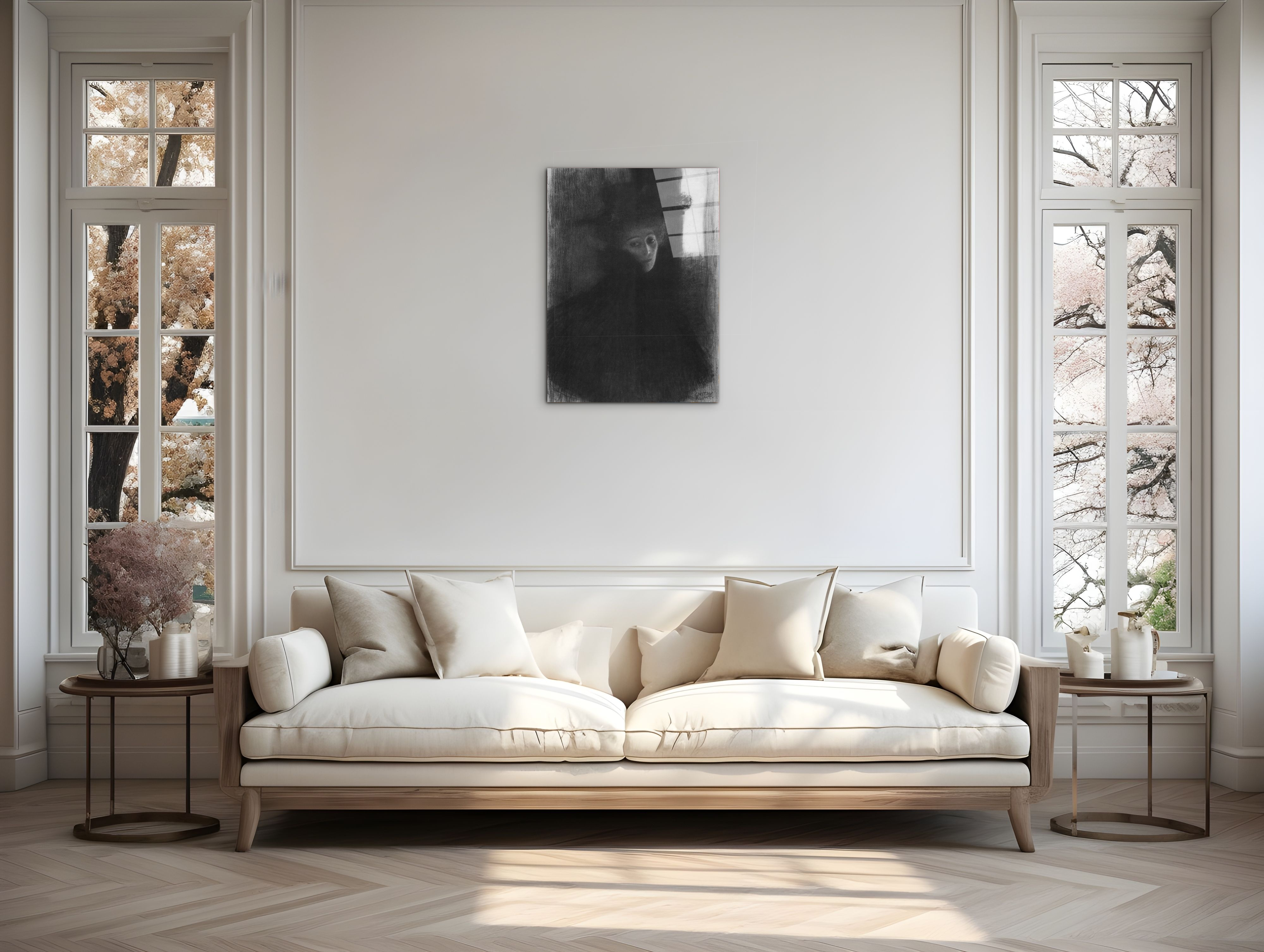 lady-in-hat-and-capeas90375-#materiale_CrystalArt/dimensioni_57x76