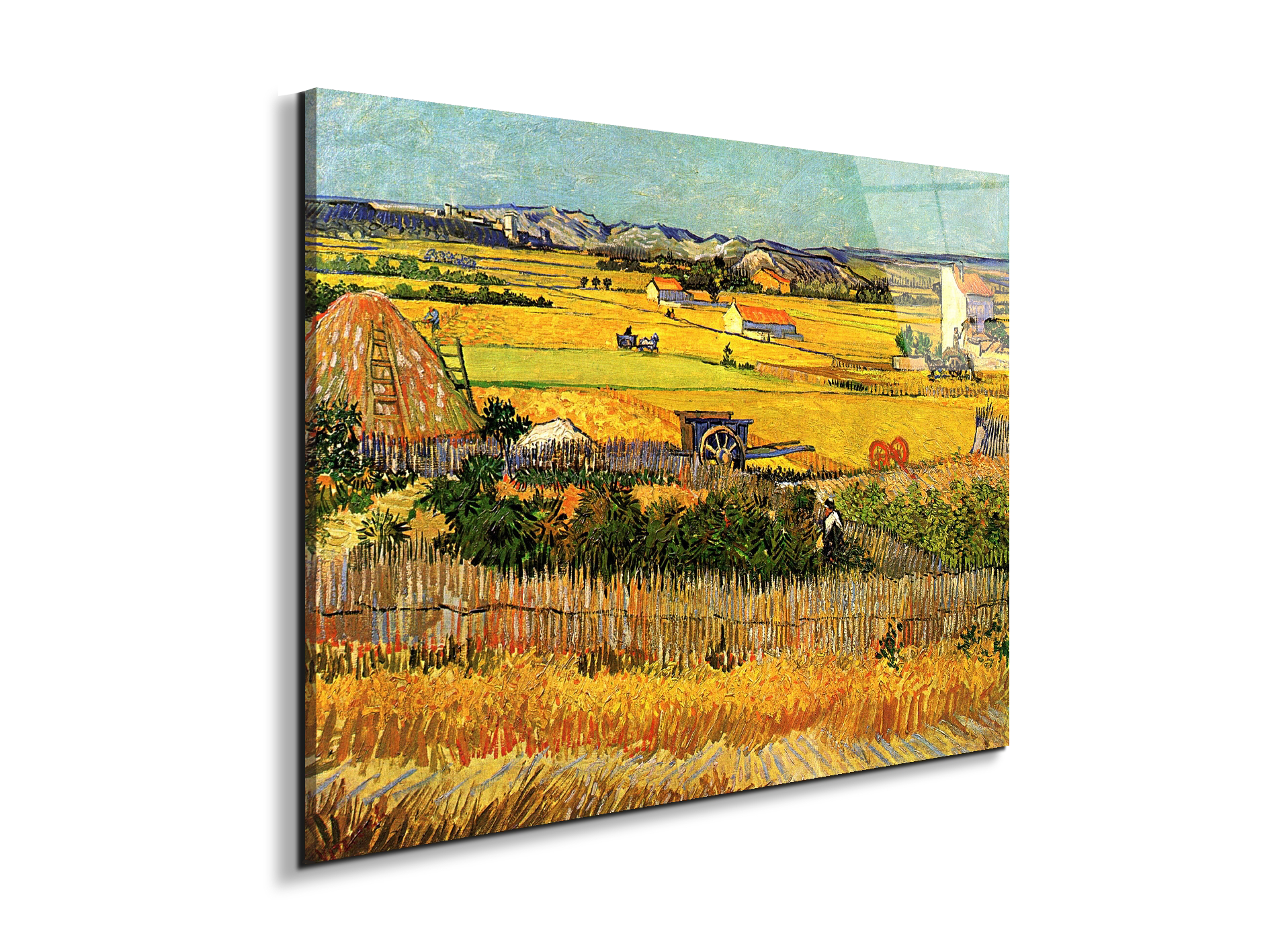 harvest-at-la-crau-with-montmajour-in-the-backgroundas90693-