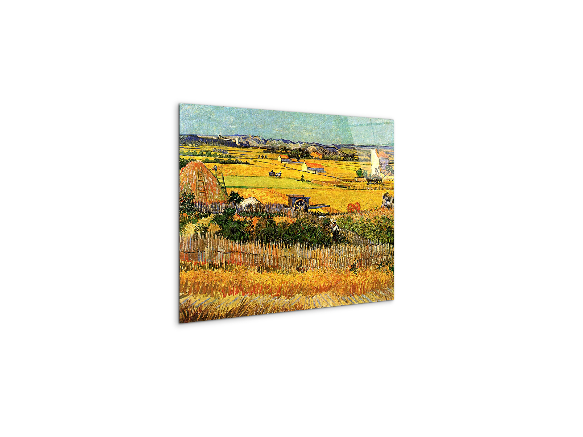 harvest-at-la-crau-with-montmajour-in-the-backgroundas90693-