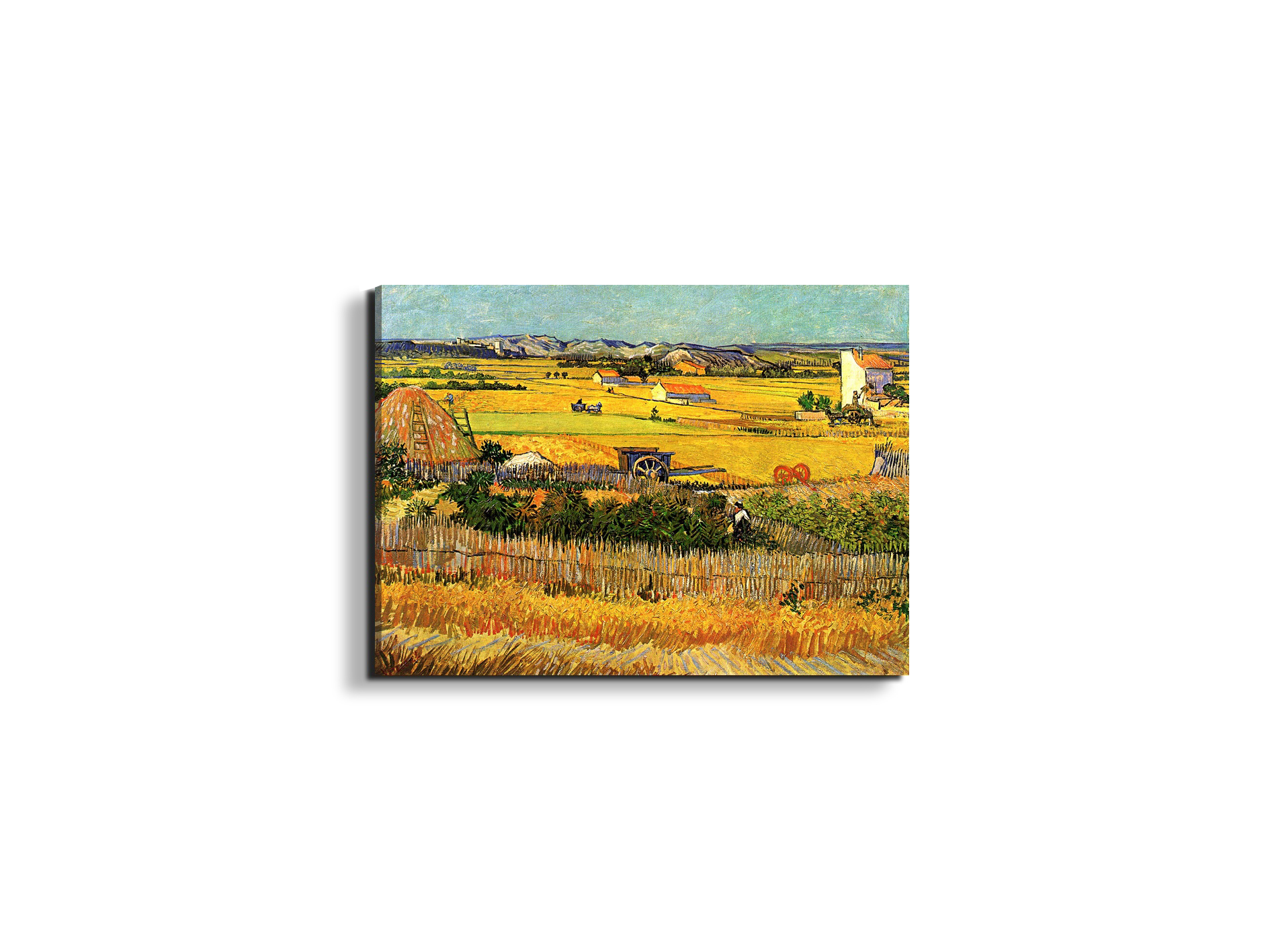 harvest-at-la-crau-with-montmajour-in-the-backgroundas90693-