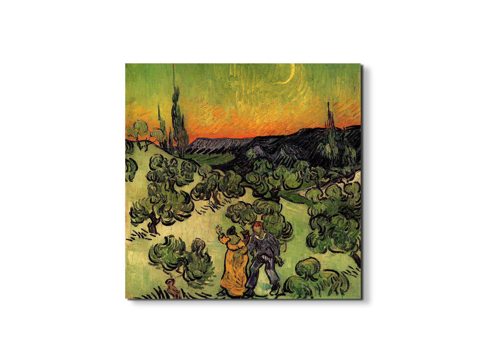 landscape-with-couple-walking-and-crescent-moonas90709-#materiale_EarthArt/dimensioni_58x58