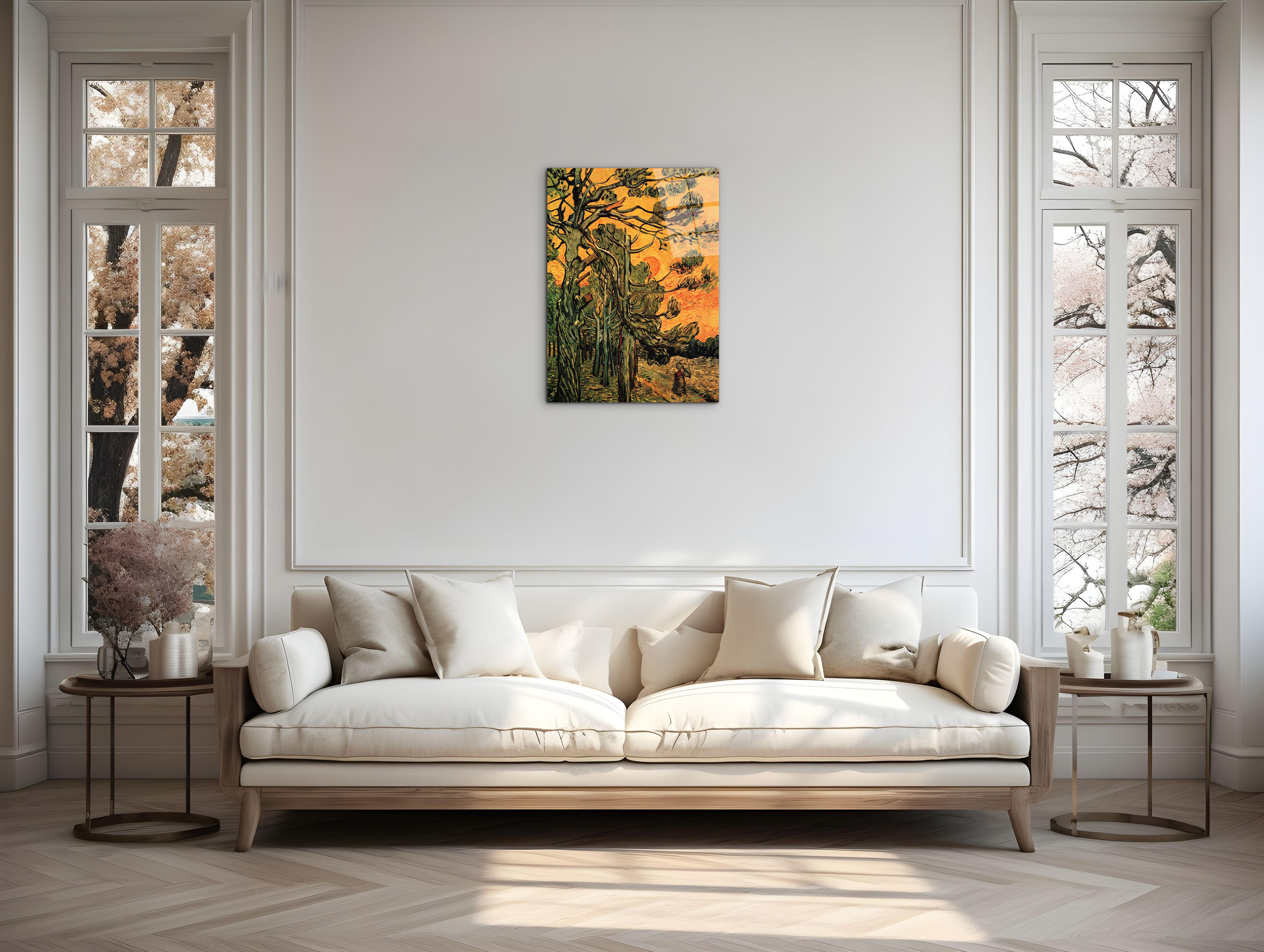 pine-trees-against-a-red-sky-with-setting-sunas90794-#materiale_CrystalArt/dimensioni_57x76