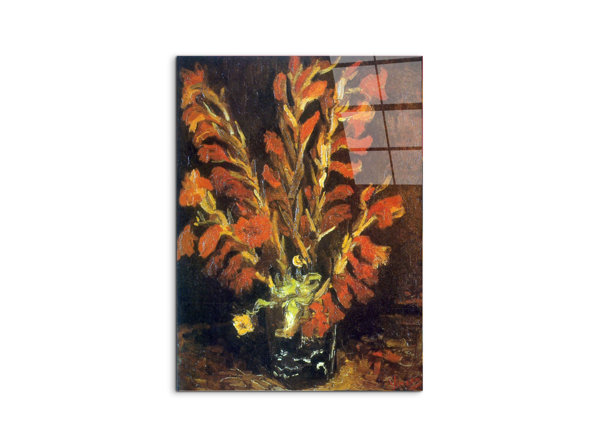 red-gladiolias90831-#materiale_CrystalArt/dimensioni_57x76
