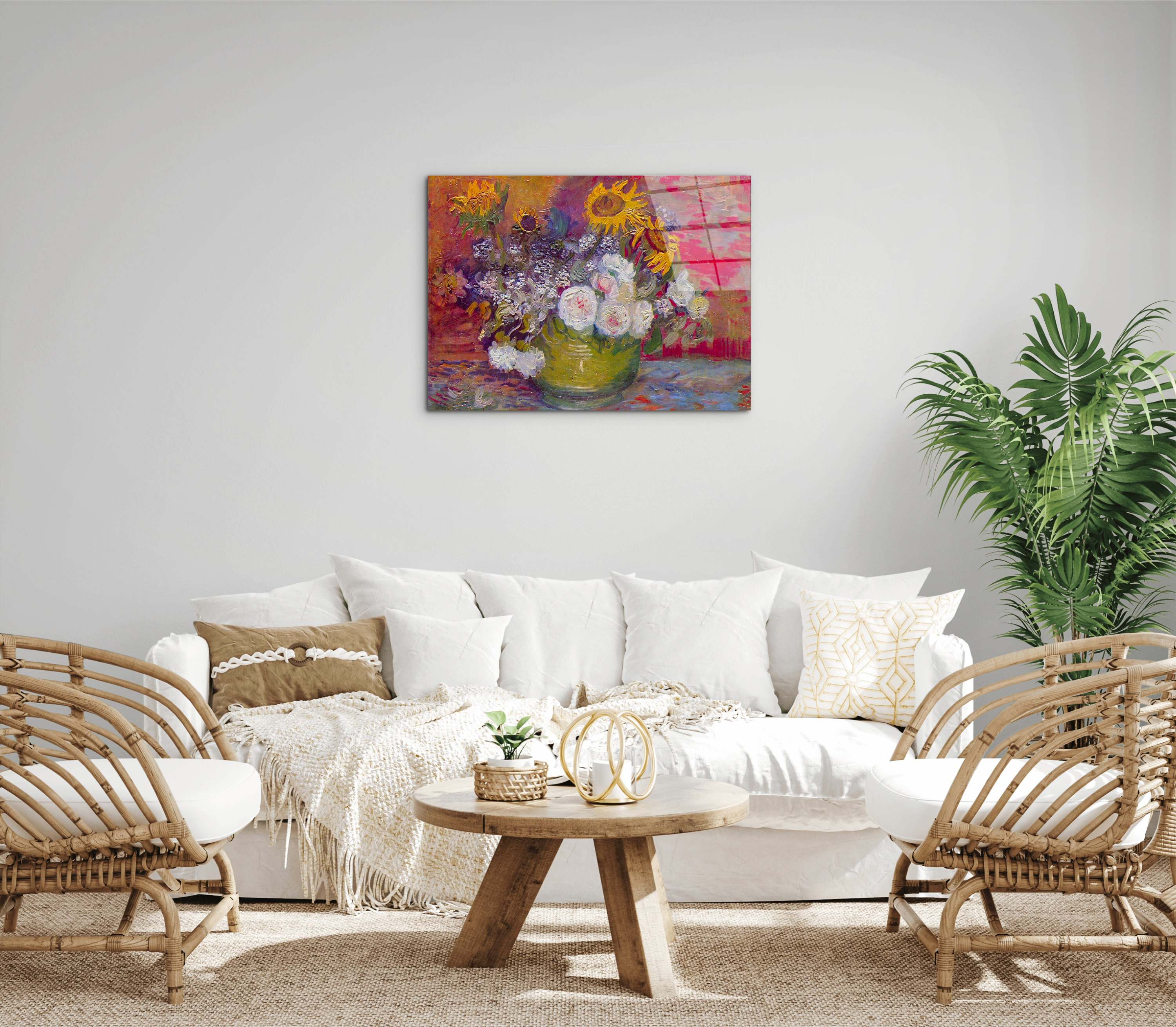 still-life-with-roses-and-sunflowersas90891-#materiale_CrystalArt/dimensioni_76x57