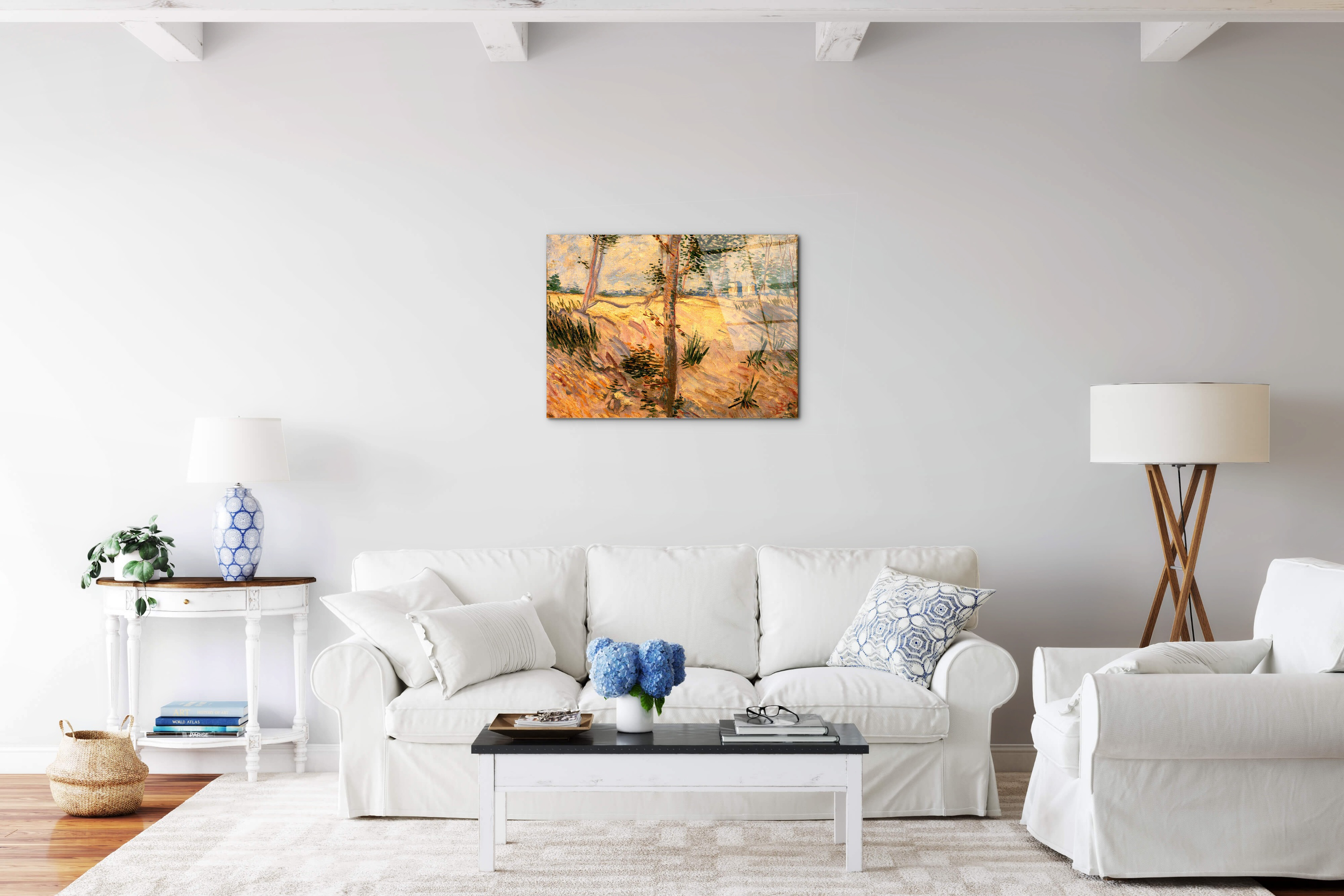 trees-in-a-field-on-a-sunny-dayas90951-#materiale_CrystalArt/dimensioni_76x57