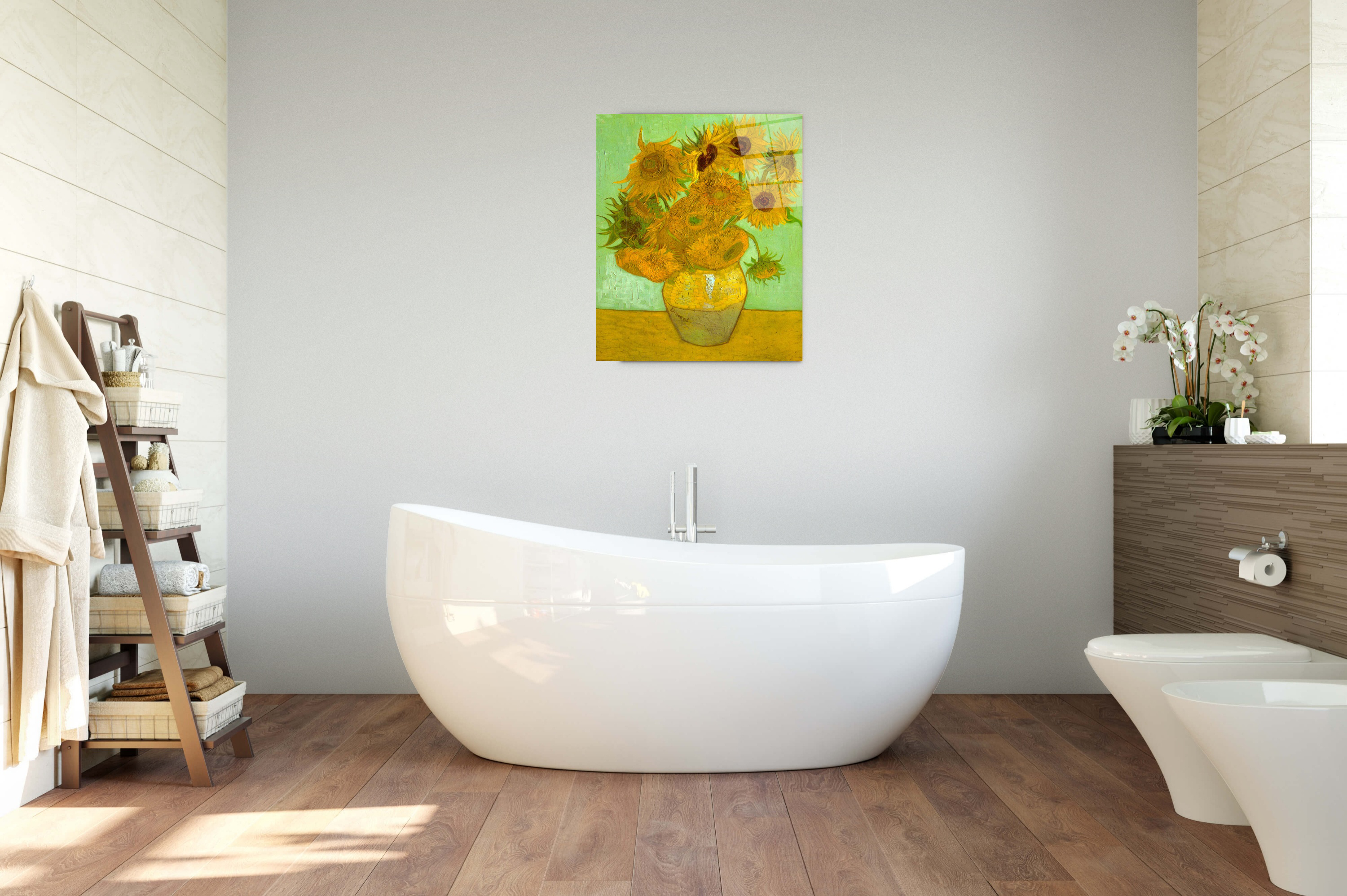 twelve-sunflowersas90955-#materiale_CrystalArt/dimensioni_57x76