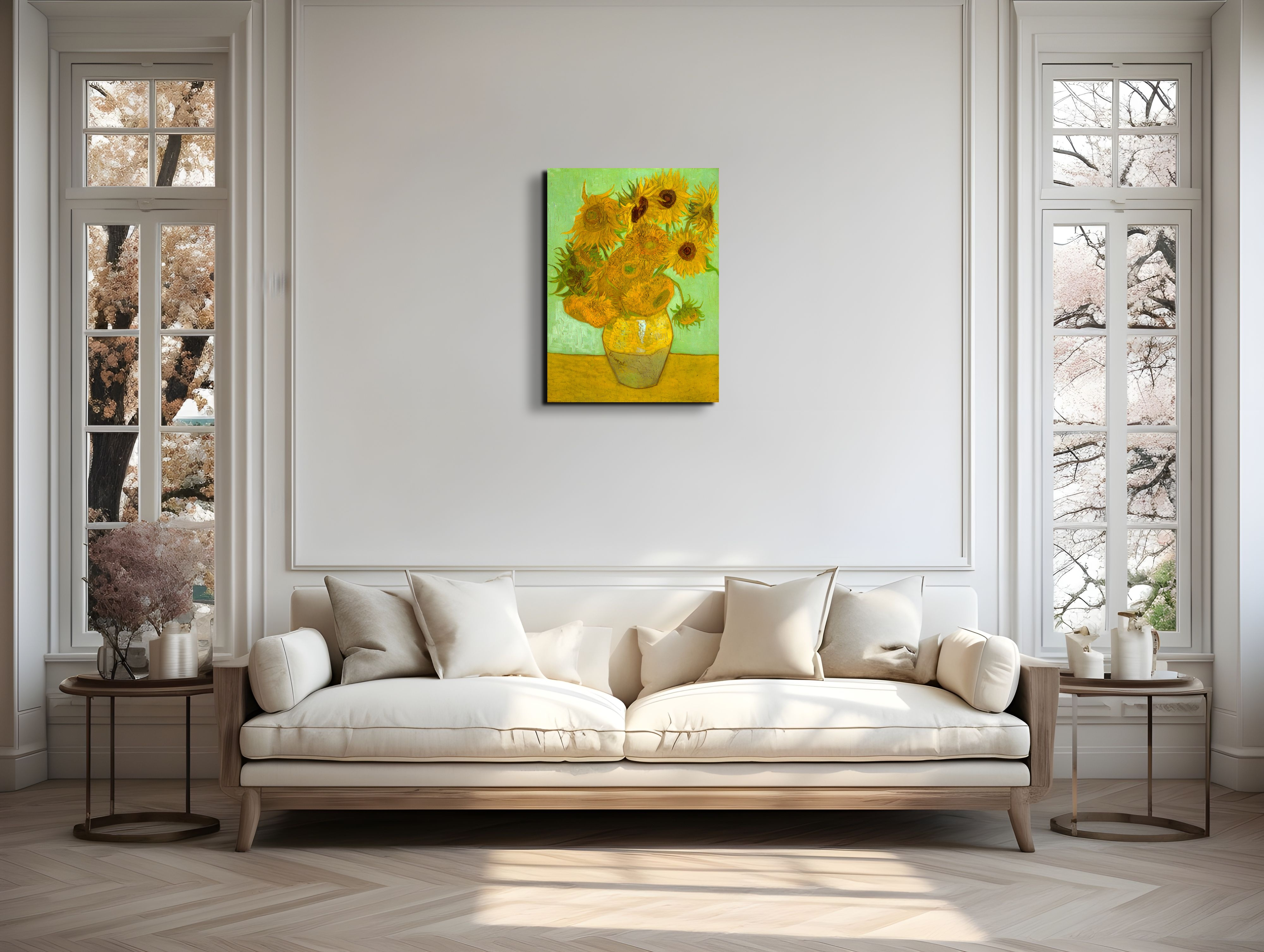 twelve-sunflowersas90955-#materiale_EarthArt/dimensioni_57x76