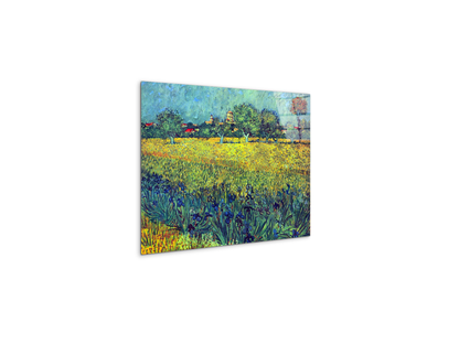 view-of-arles-with-irisesas90987-#materiale_CrystalArt/dimensioni_50x37,50