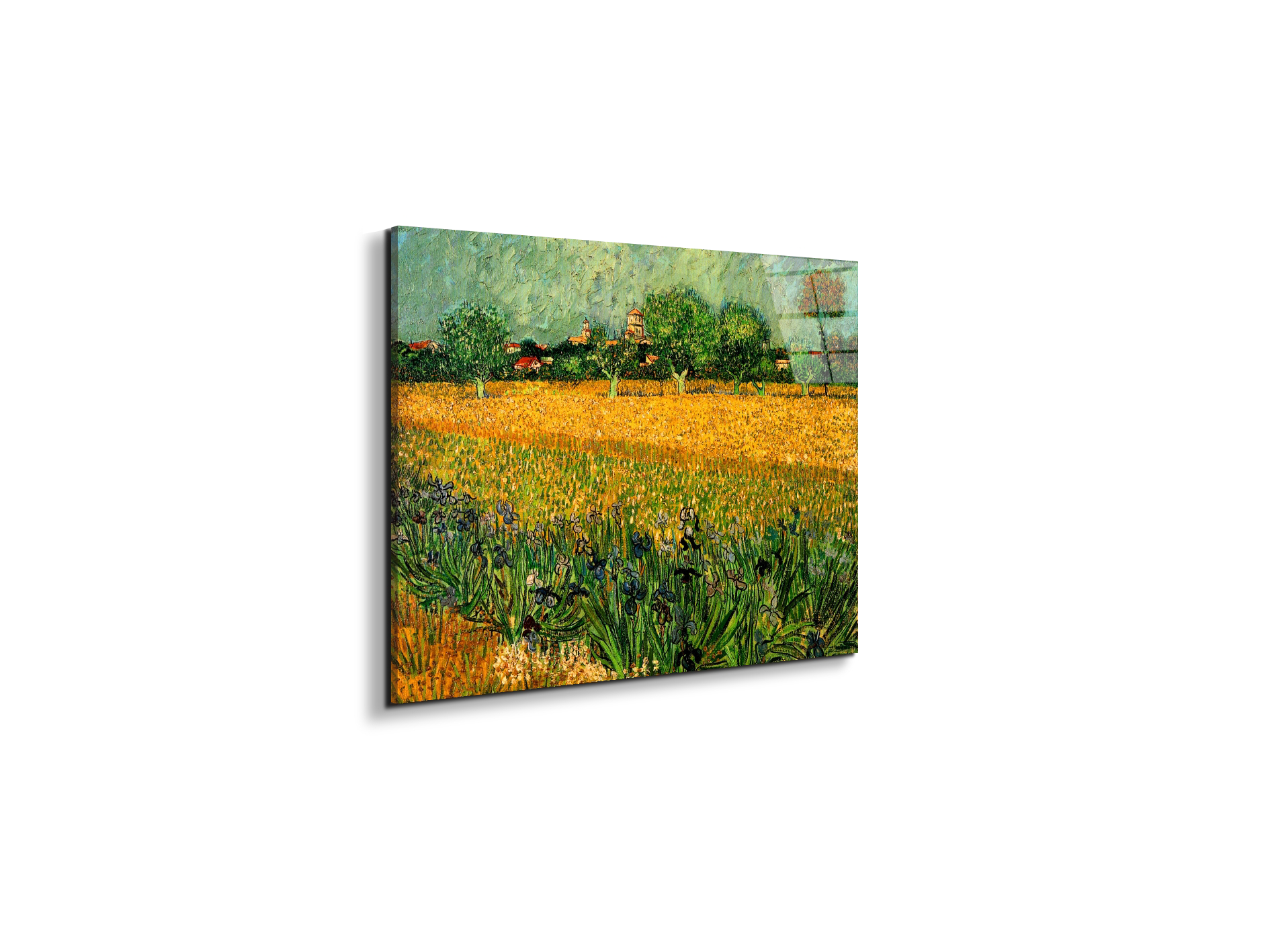 view-of-arles-with-irises-in-the-foregroundas90989-#materiale_EarthArt Total Gloss/dimensioni_50x37,50