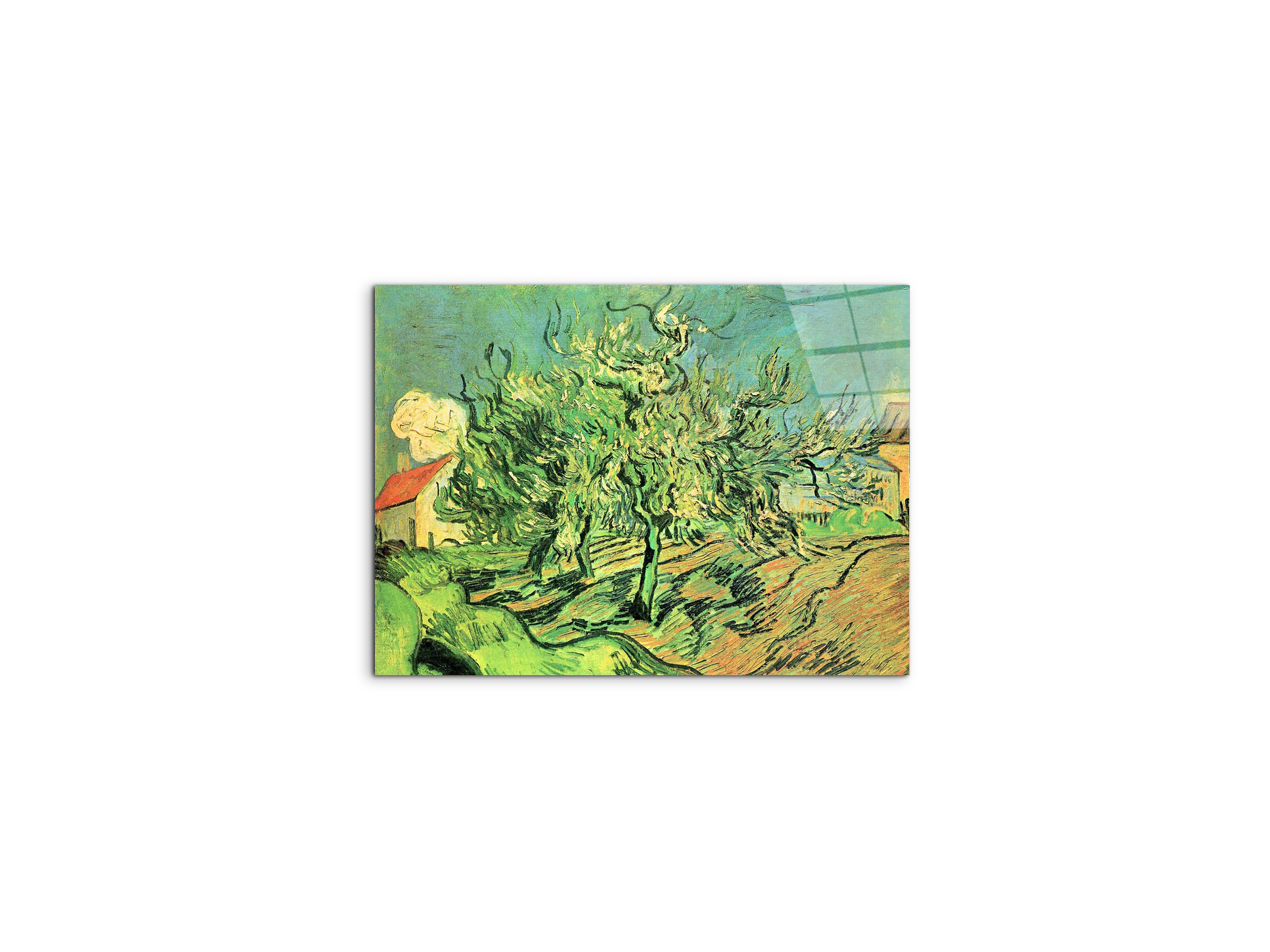 landscape-with-three-trees-and-housesas91127-#materiale_CrystalArt/dimensioni_50x37,50