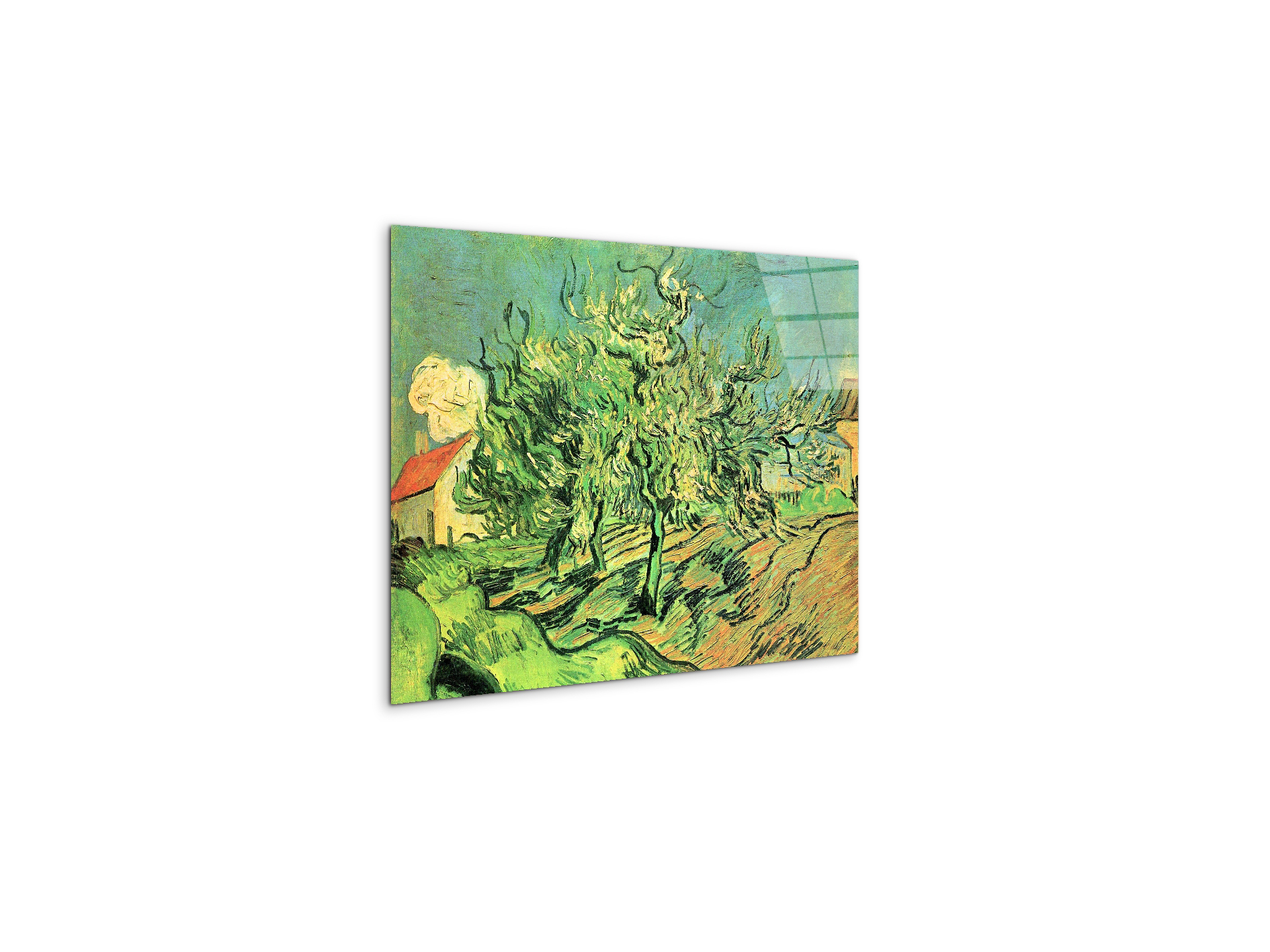 landscape-with-three-trees-and-housesas91127-#materiale_CrystalArt/dimensioni_50x37,50