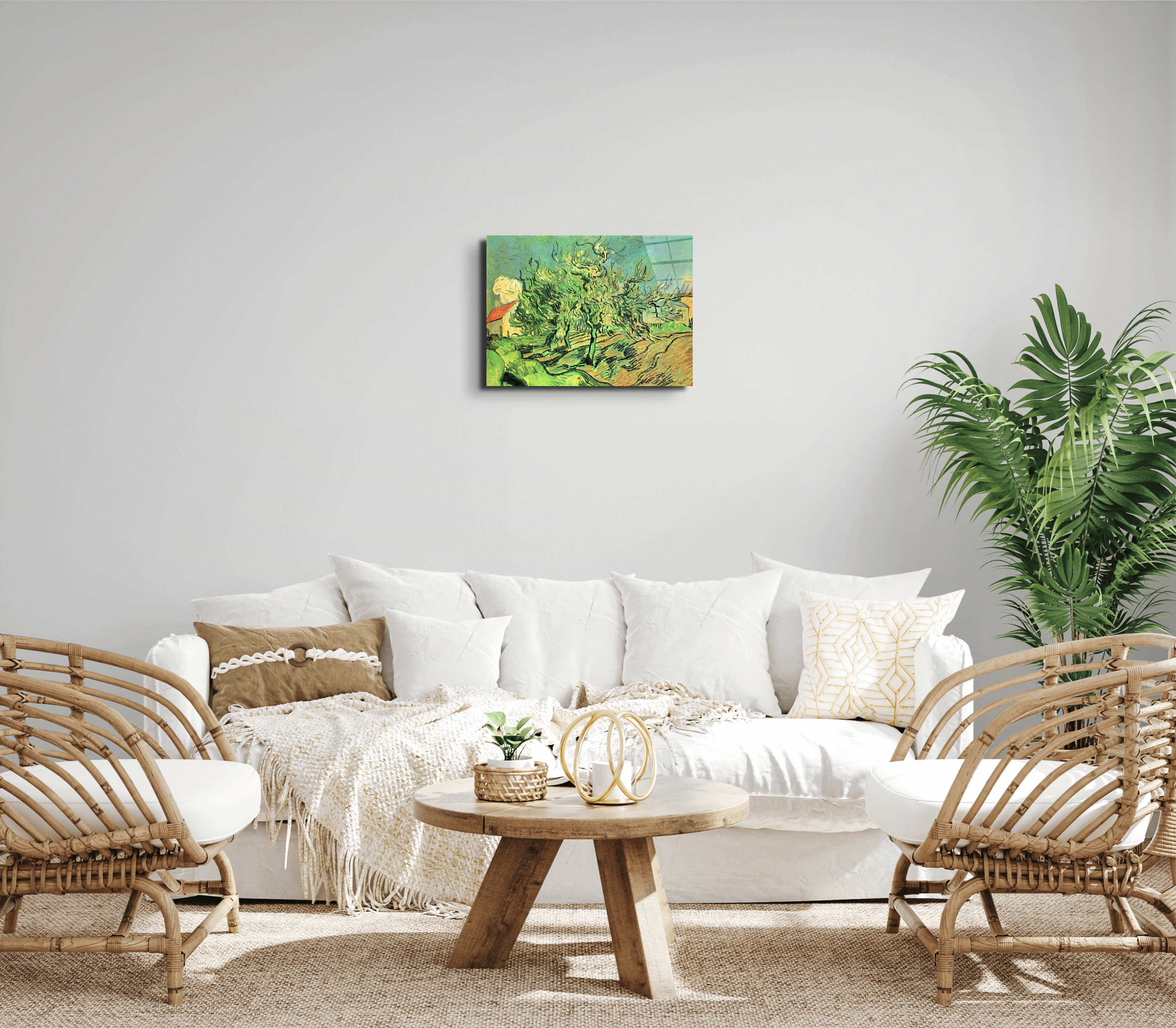 landscape-with-three-trees-and-housesas91127-#materiale_EarthArt Total Gloss/dimensioni_50x37,50