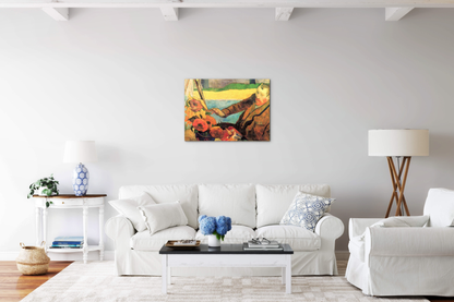 portrait-of-vincent-van-gogh-painting-sunflowersas91171-#materiale_MetalArt Materic/dimensioni_76x57
