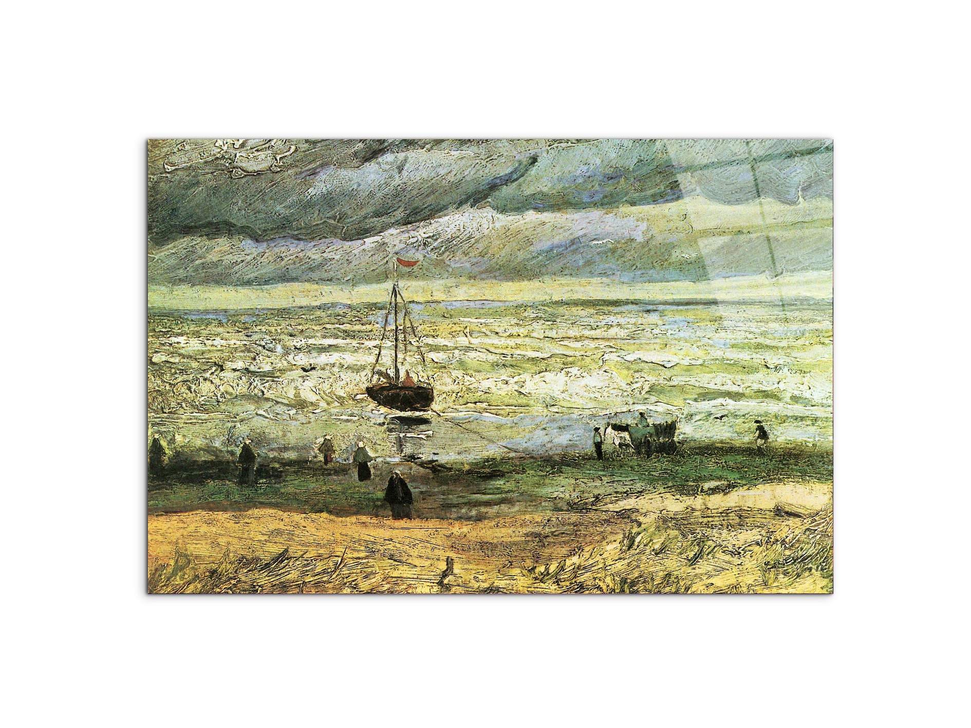 scheveningen-beach-in-stormy-weatheras91185-#materiale_CrystalArt/dimensioni_79,5x53