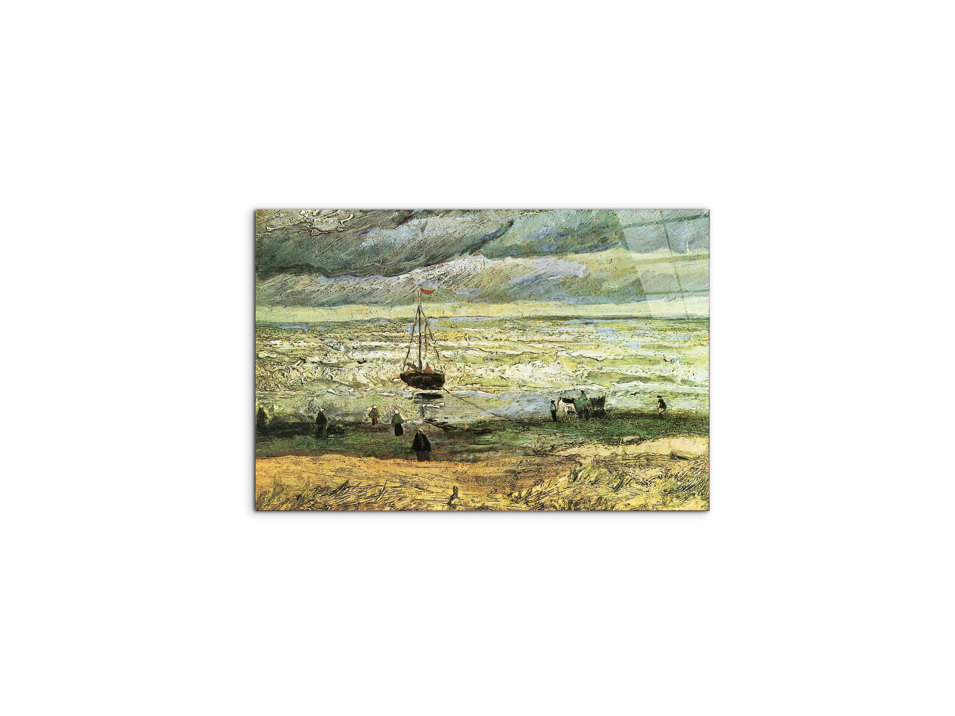 scheveningen-beach-in-stormy-weatheras91185-#materiale_CrystalArt/dimensioni_50x33,33