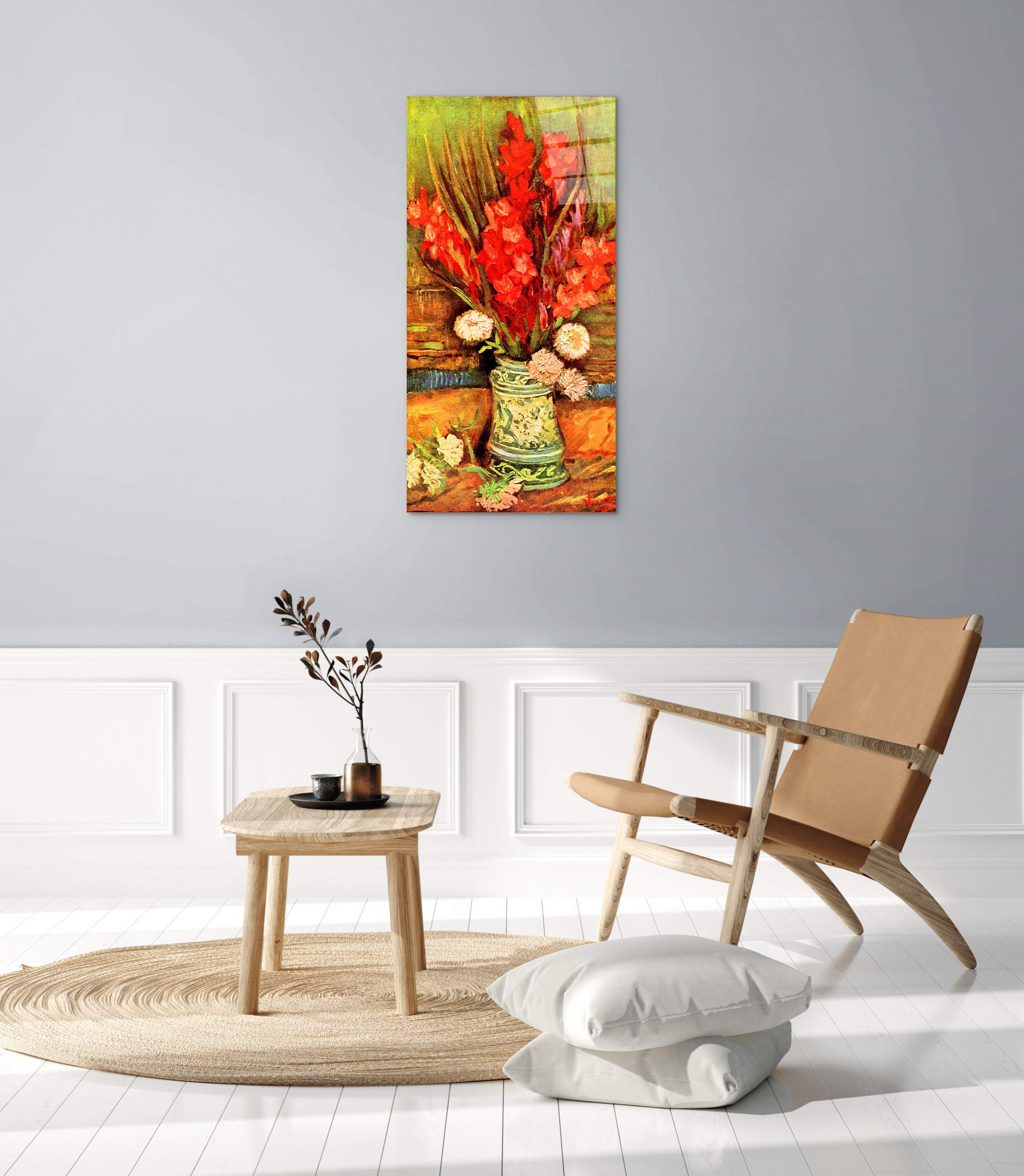 still-life-with-red-gladiolasas91219-#materiale_CrystalArt/dimensioni_50x100