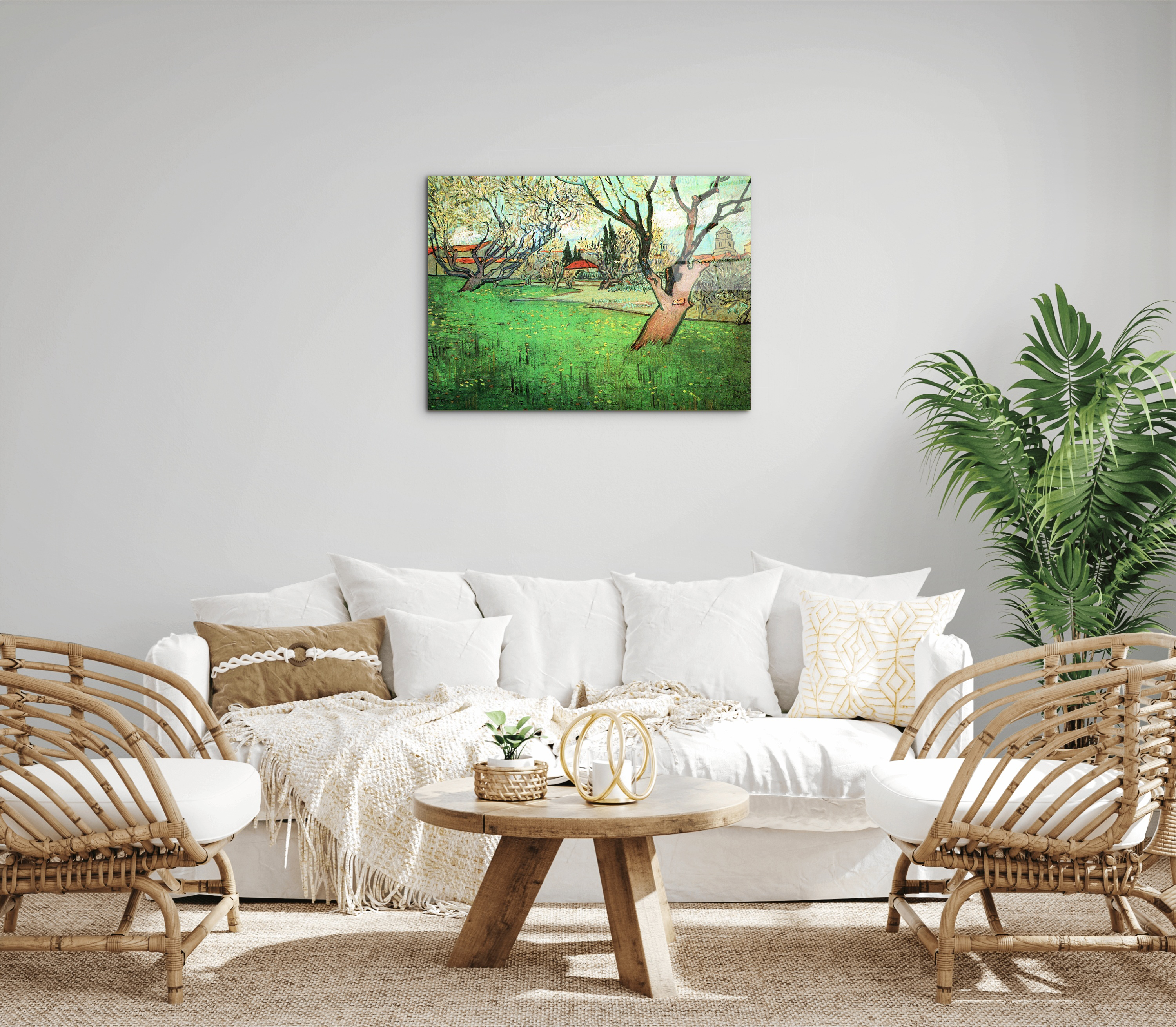 view-of-arles-with-flowering-treeas91339-#materiale_CrystalArt/dimensioni_76x57