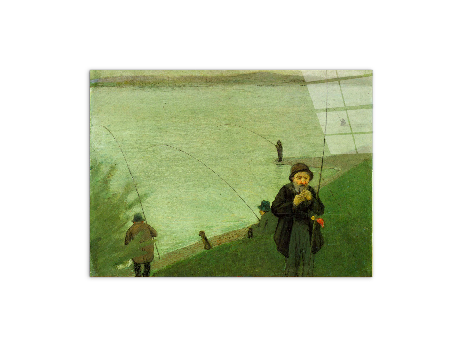 anglers-on-the-rhineas91361-#materiale_CrystalArt/dimensioni_76x57