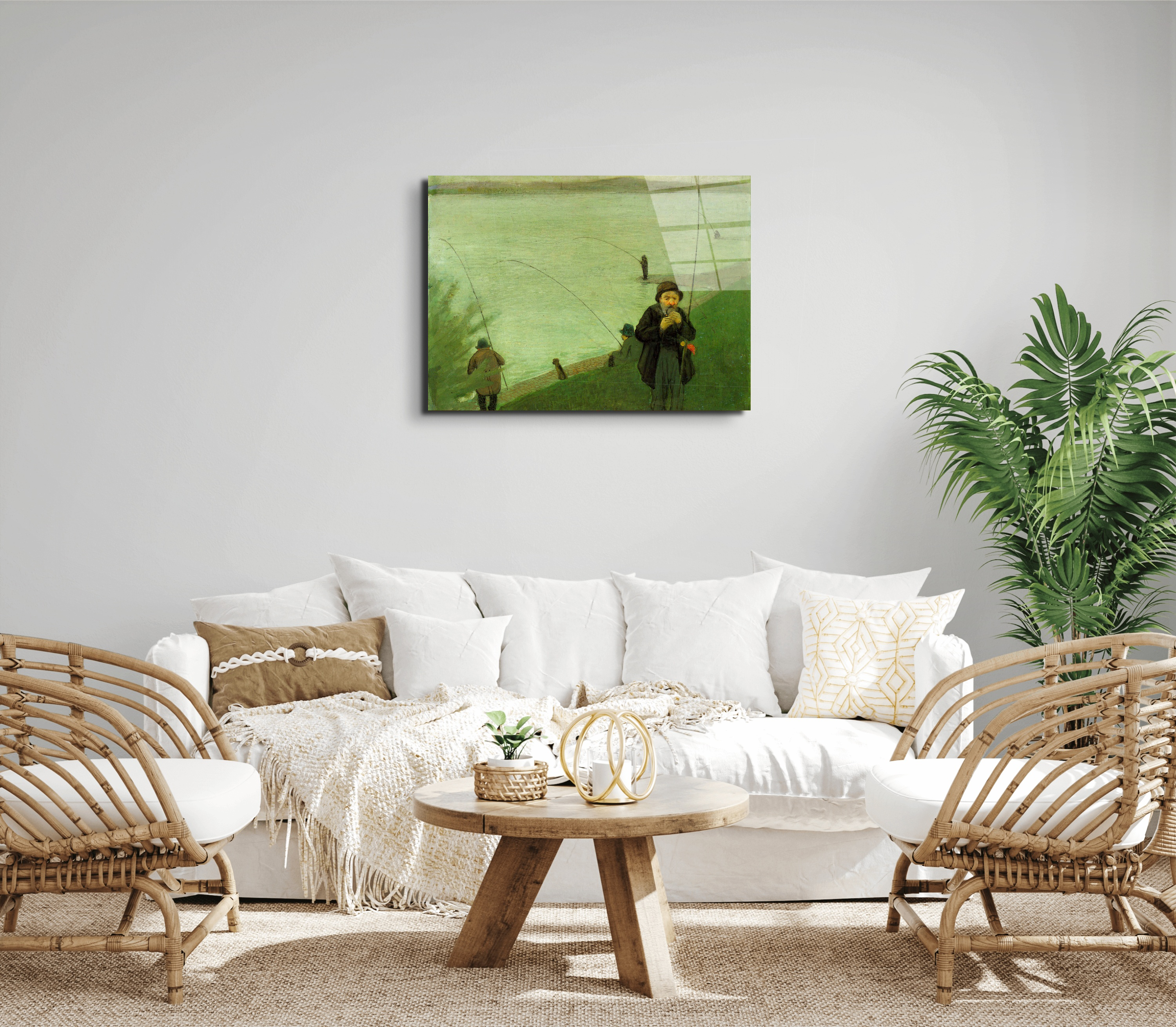 anglers-on-the-rhineas91361-#materiale_EarthArt Total Gloss/dimensioni_76x57
