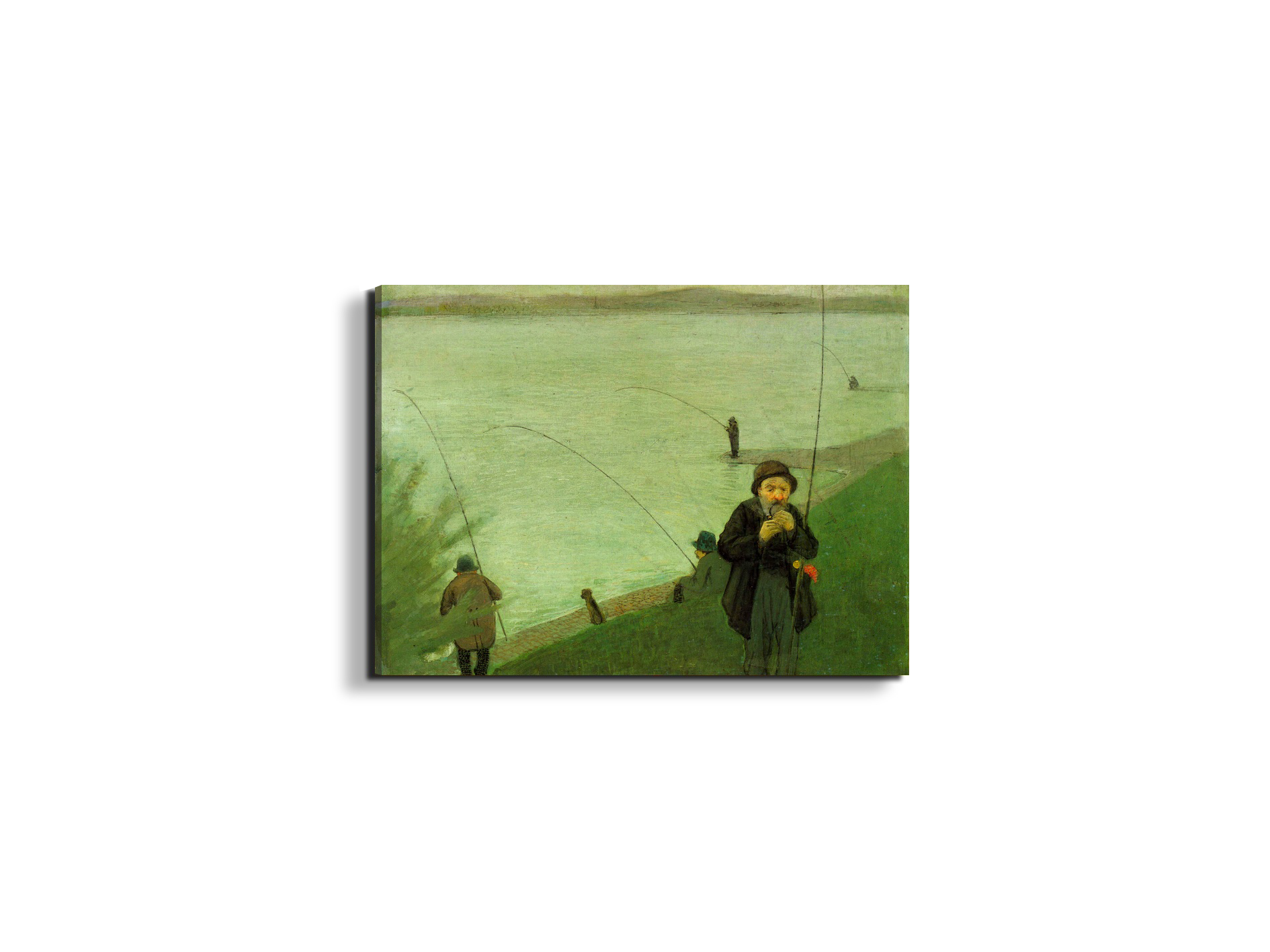 anglers-on-the-rhineas91361-#materiale_EarthArt Materic/dimensioni_50x37,50