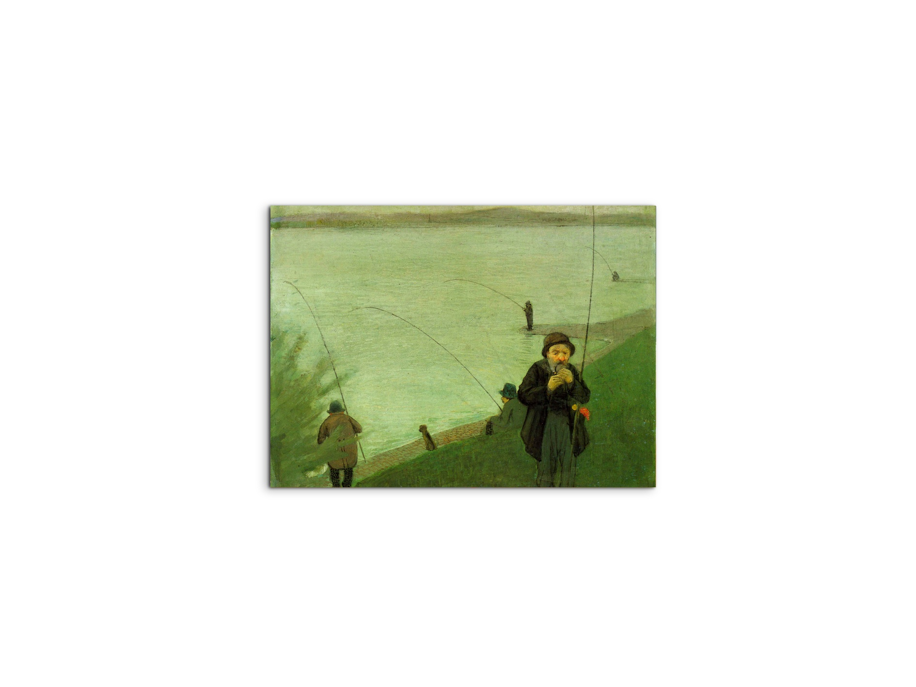 anglers-on-the-rhineas91361-#materiale_MetalArt Materic/dimensioni_50x37,50