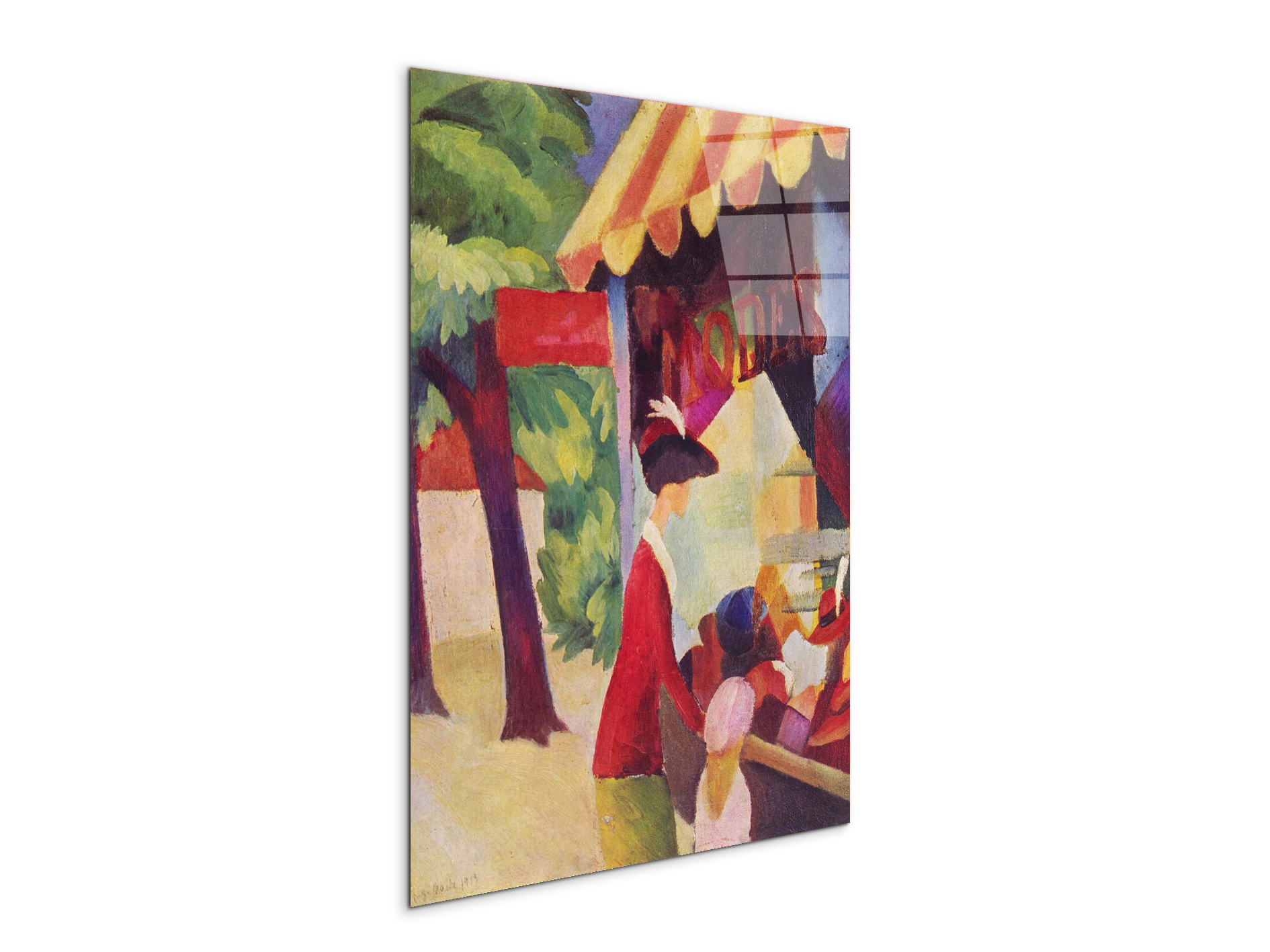 before-hutladen-woman-with-a-red-jacket-and-child-as91363-#materiale_CrystalArt/dimensioni_57x76