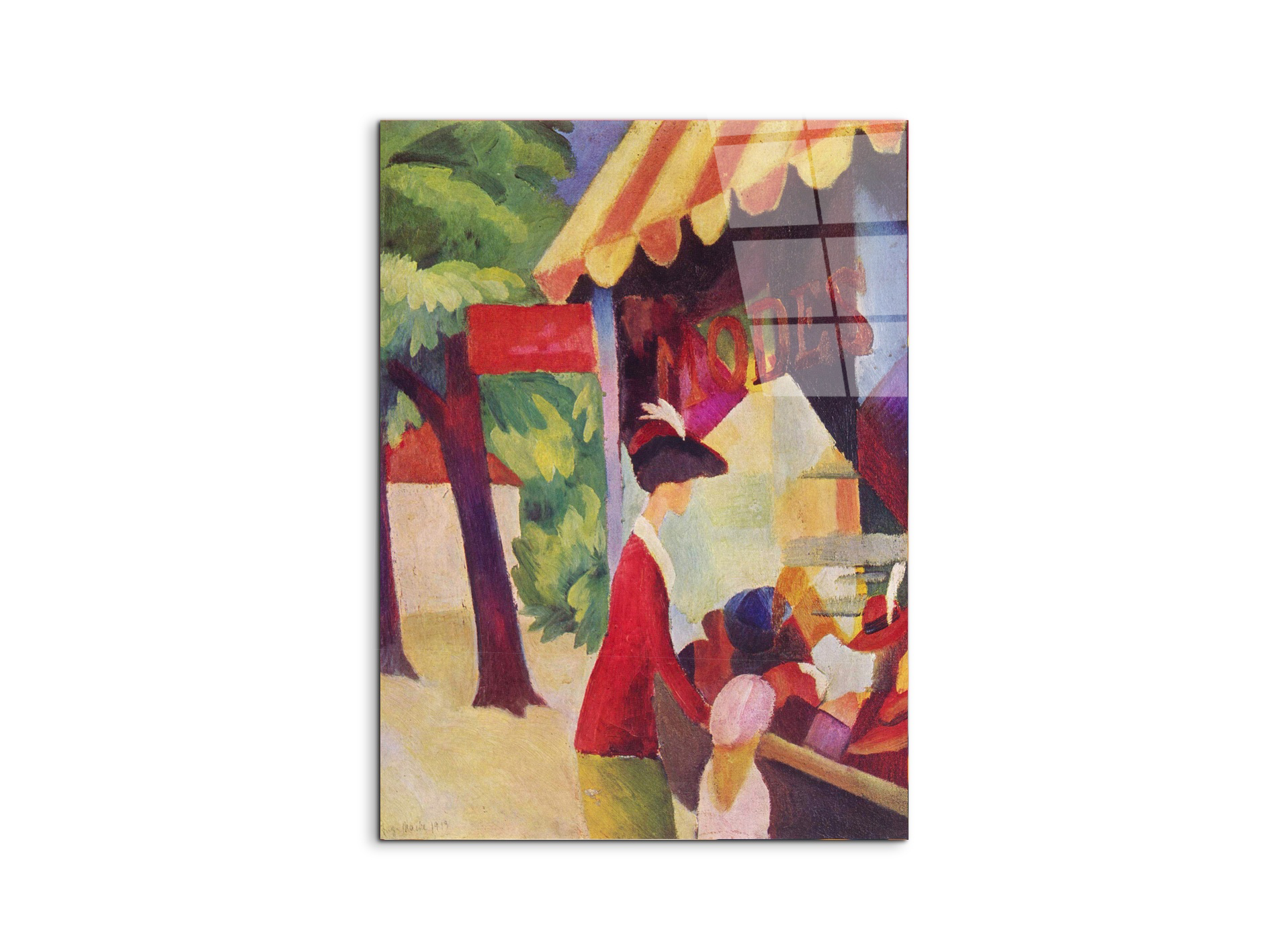 before-hutladen-woman-with-a-red-jacket-and-child-as91363-#materiale_CrystalArt/dimensioni_57x76