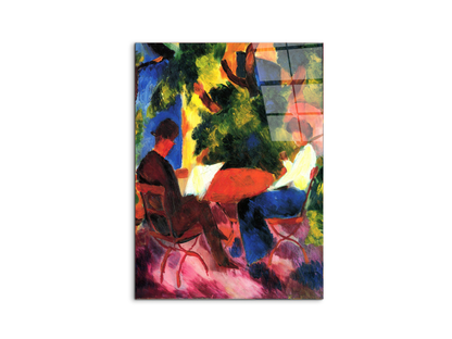 couple-at-the-garden-tableas91367-#materiale_CrystalArt/dimensioni_57x76