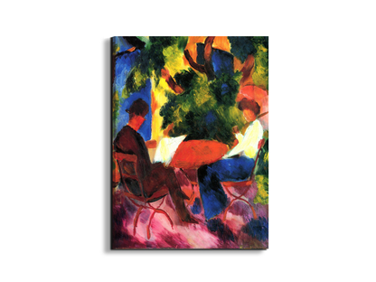 couple-at-the-garden-tableas91367-#materiale_EarthArt Materic/dimensioni_57x76