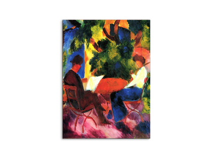 couple-at-the-garden-tableas91367-#materiale_MetalArt Materic/dimensioni_57x76