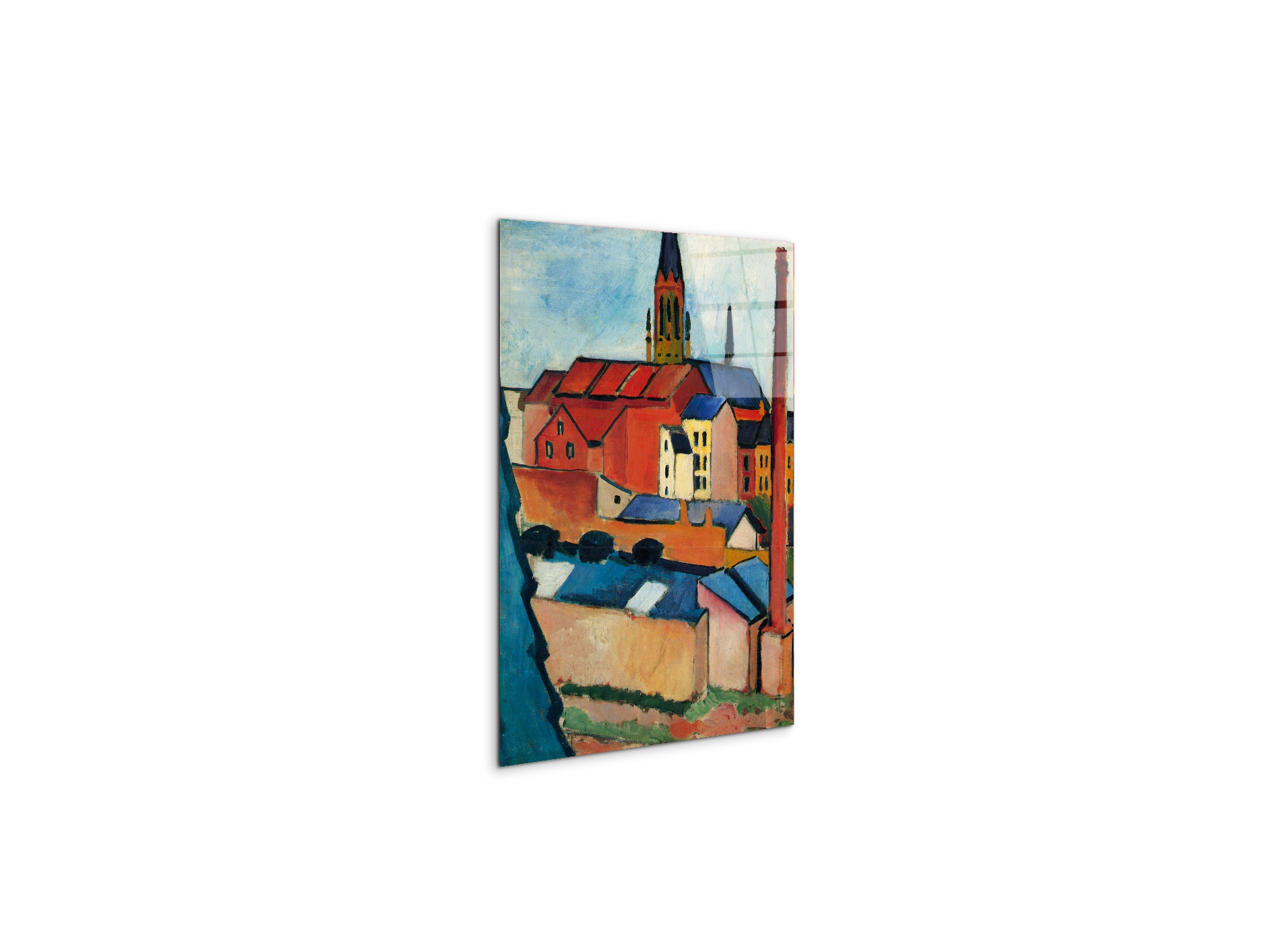 st-marys-church-with-houses-and-chimneyas91411-#materiale_CrystalArt/dimensioni_37,50x50