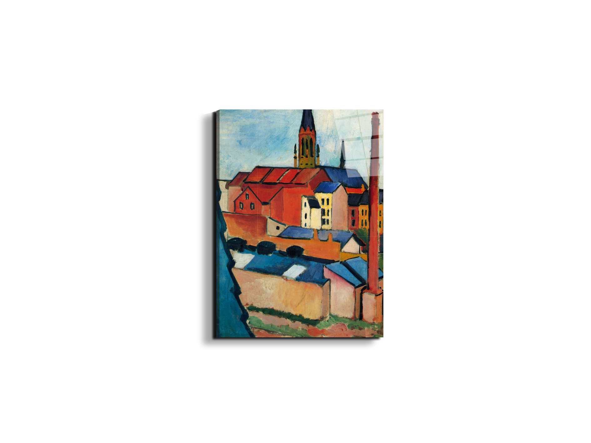 st-marys-church-with-houses-and-chimneyas91411-#materiale_EarthArt Total Gloss/dimensioni_37,50x50