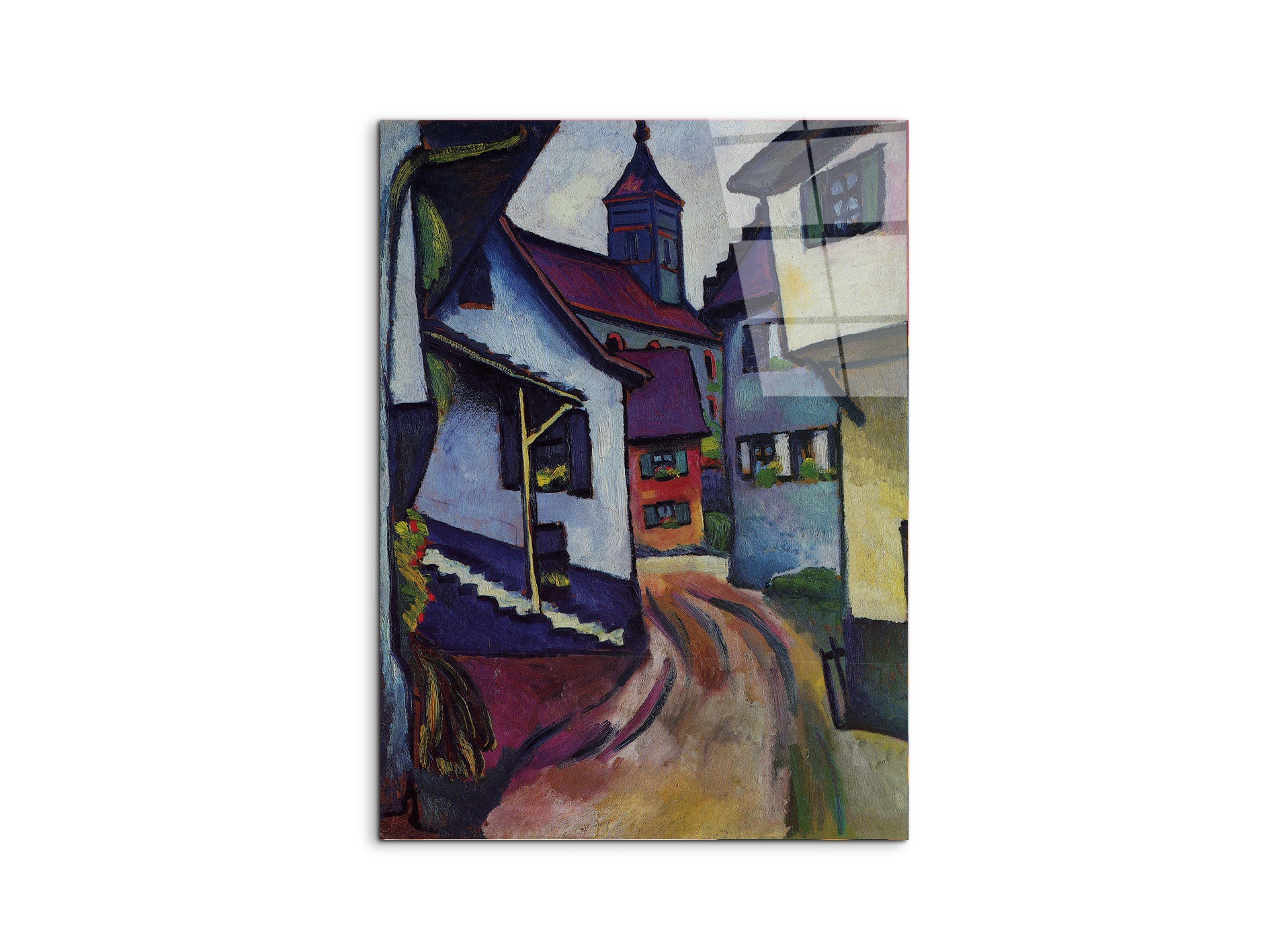 street-with-a-church-in-kandern-as91415-#materiale_CrystalArt/dimensioni_57x76