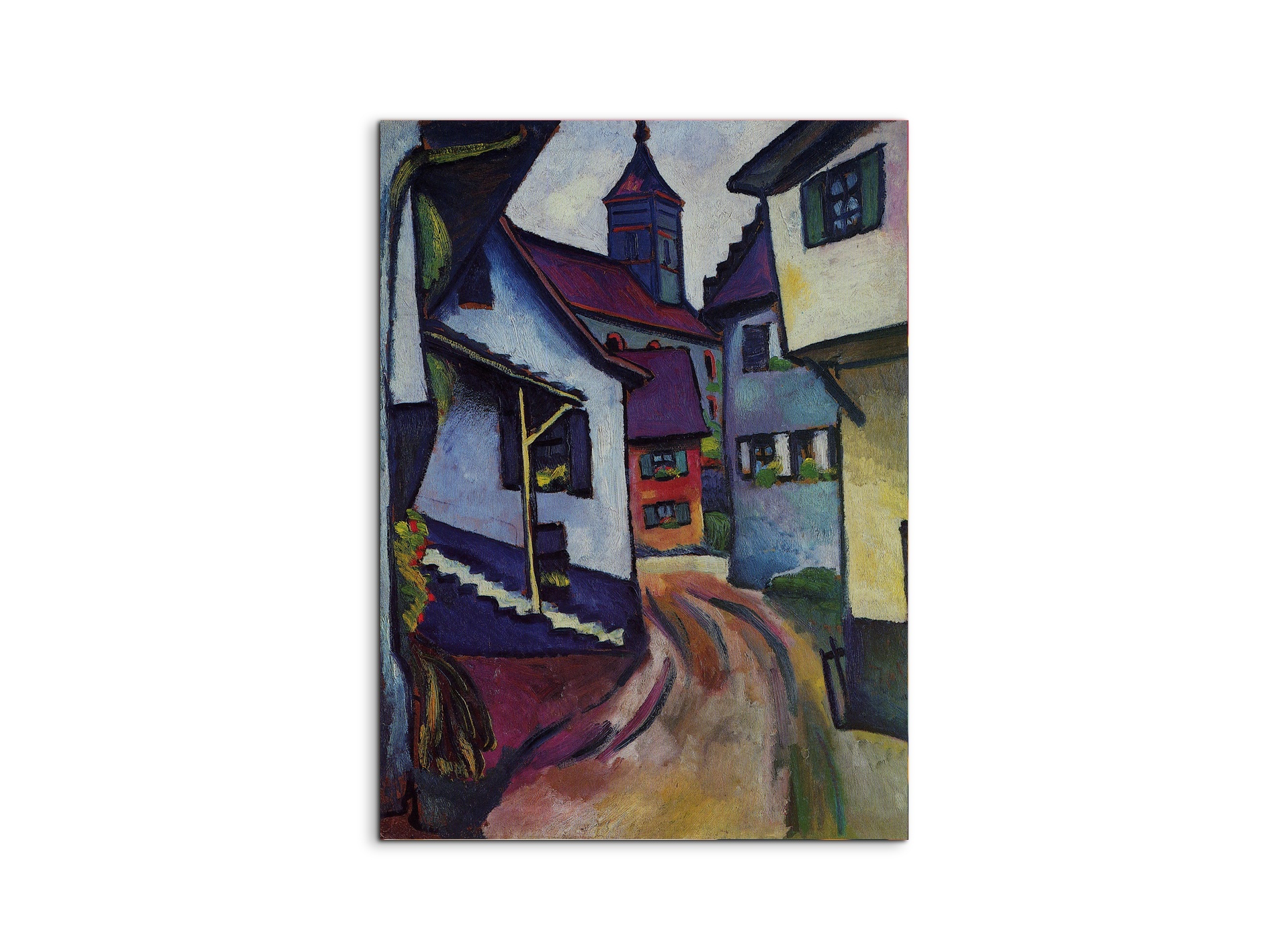 street-with-a-church-in-kandern-as91415-